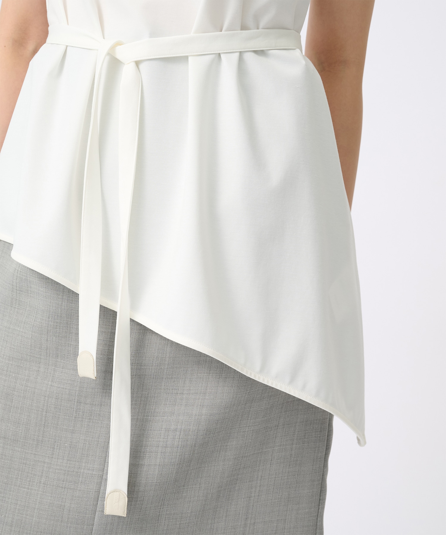French Sleeve Asymmetry Tops THE TOKYO