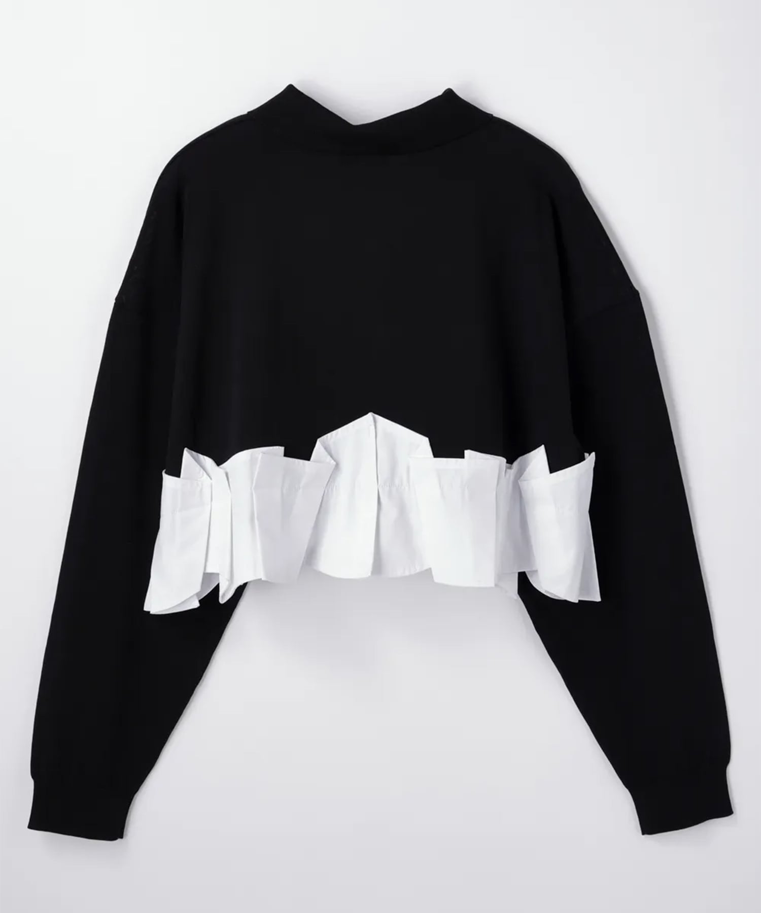 TACK DOCKING-HEM CARDIGAN ENFOLD