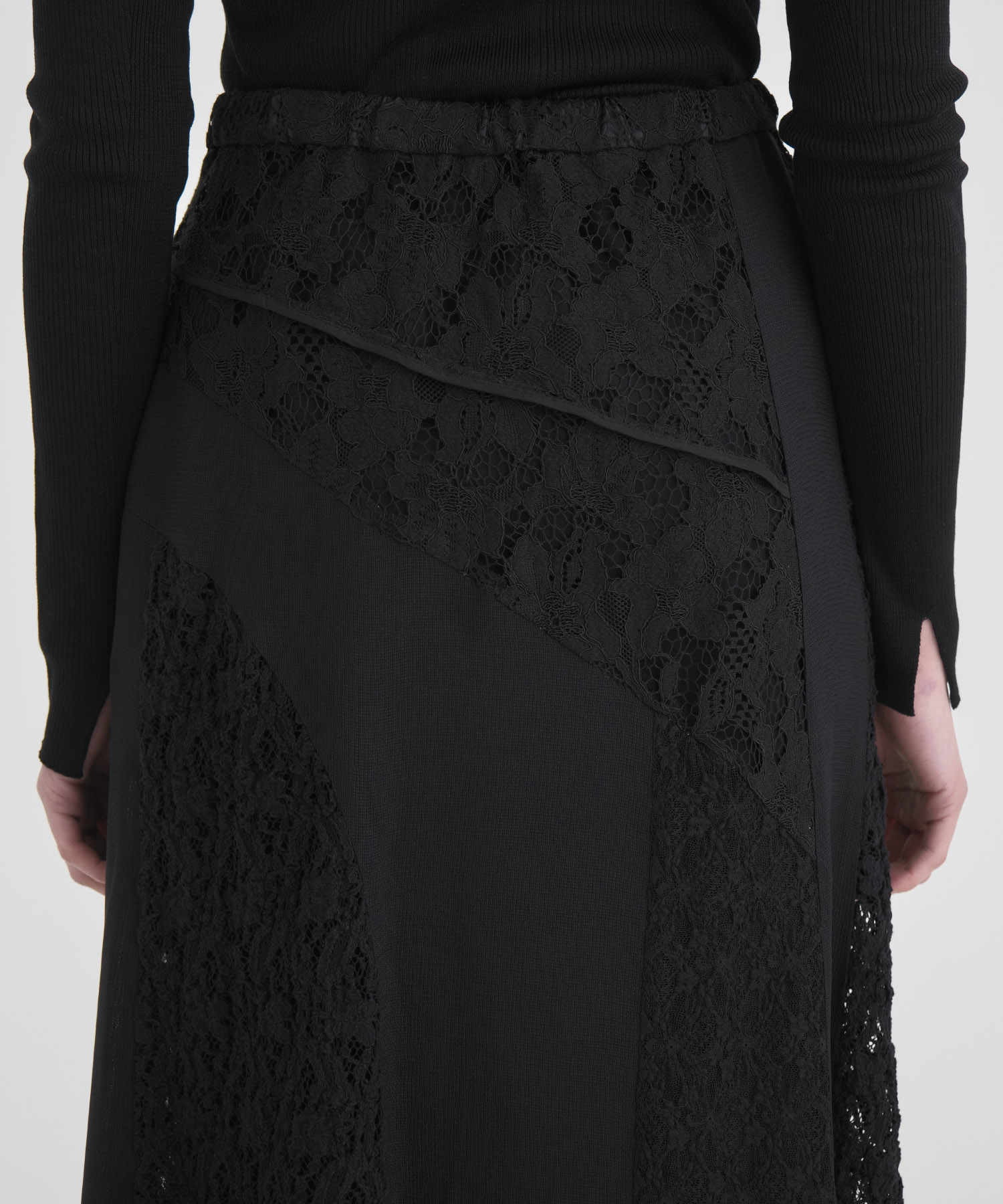 Slant Asym Lace Skirt RITAN