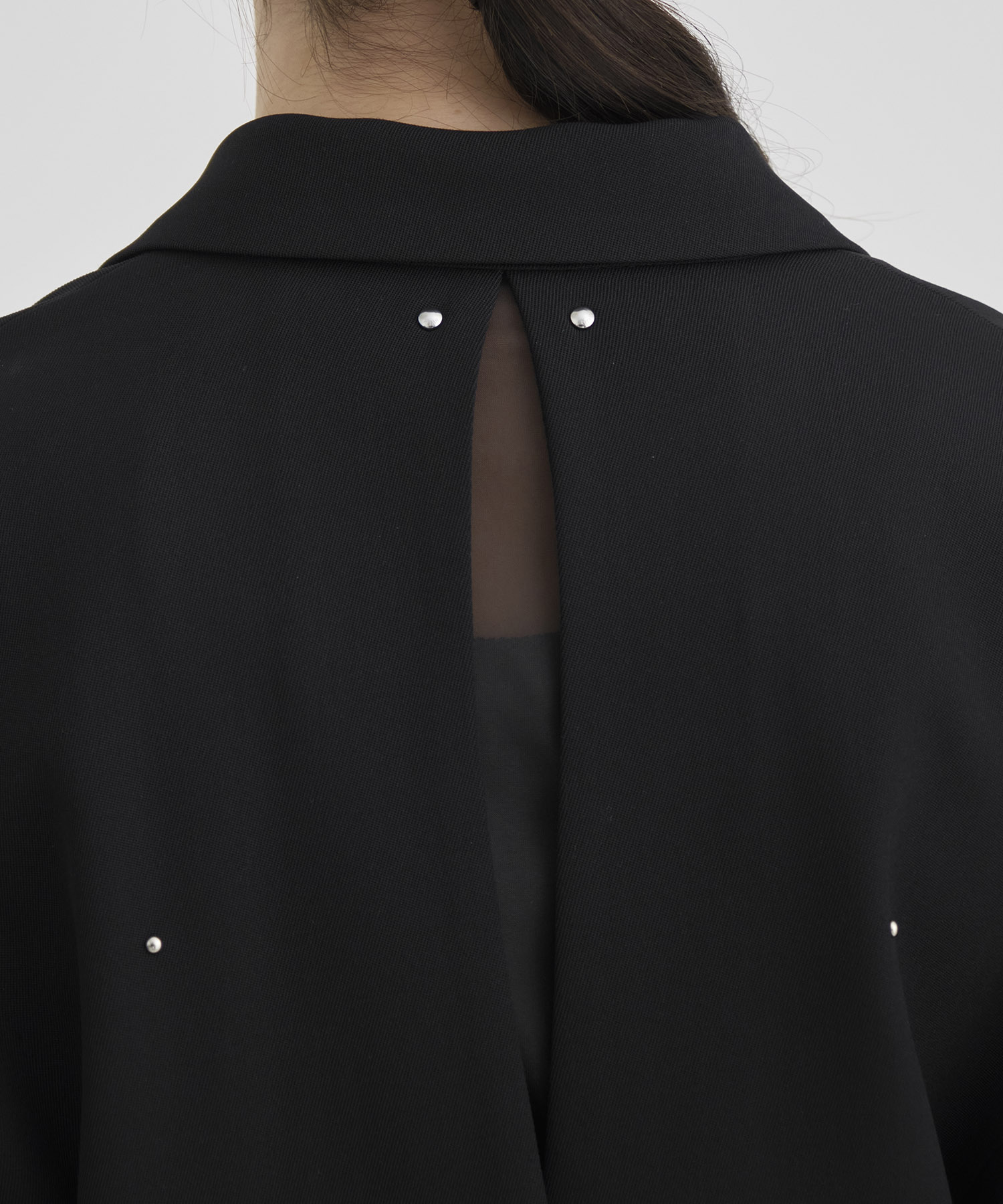 Back Slit Motif Tailored Jacket RITAN