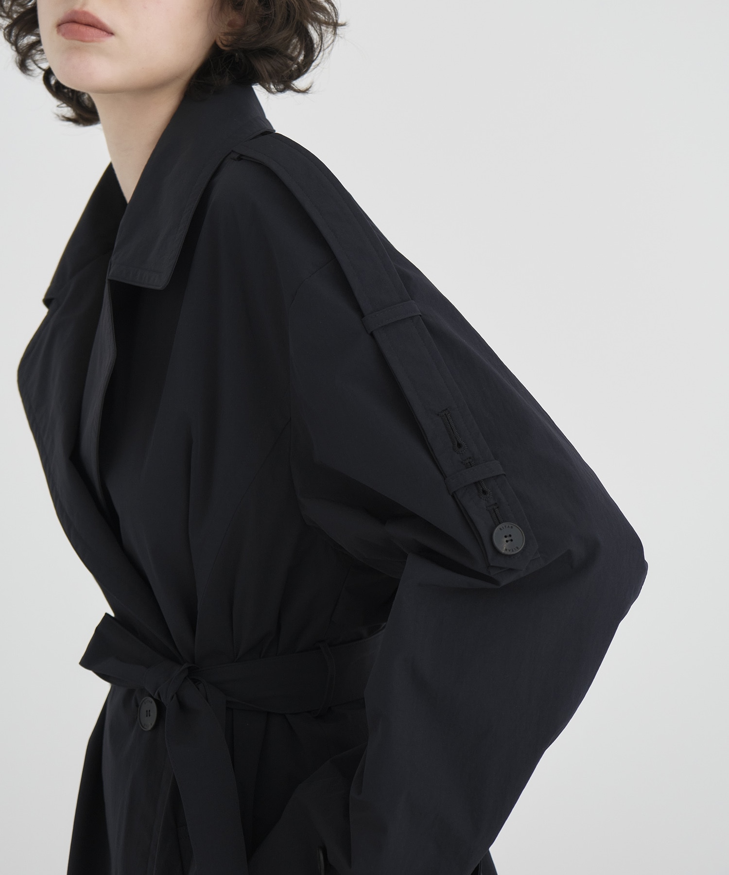 Wide Lapel Trench Coat RITAN