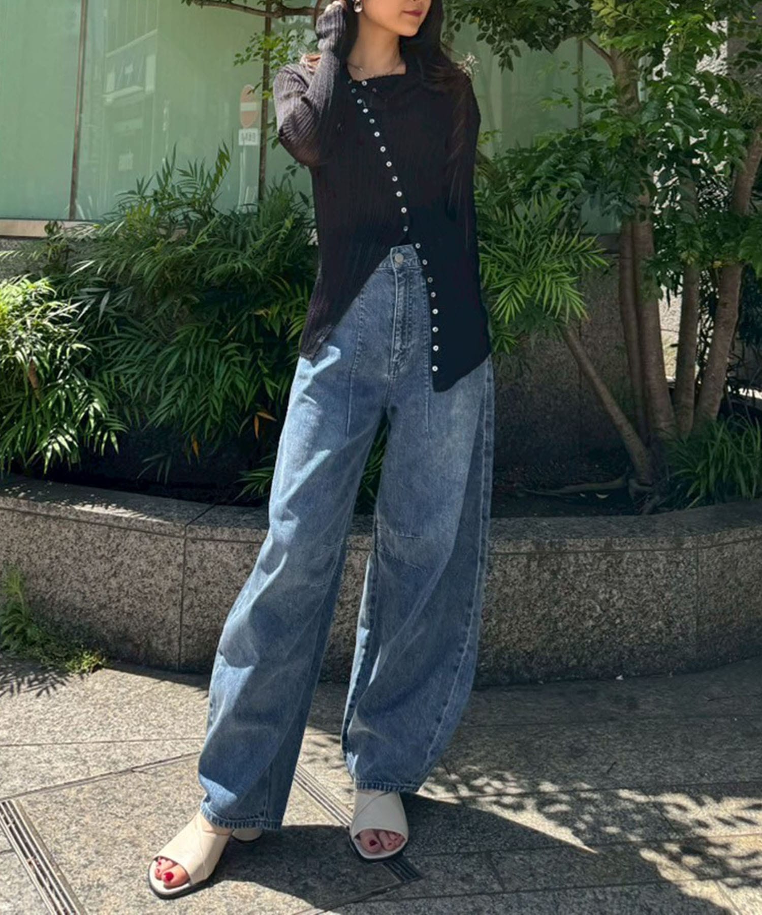 Tencel Curve Denim Pants RITAN