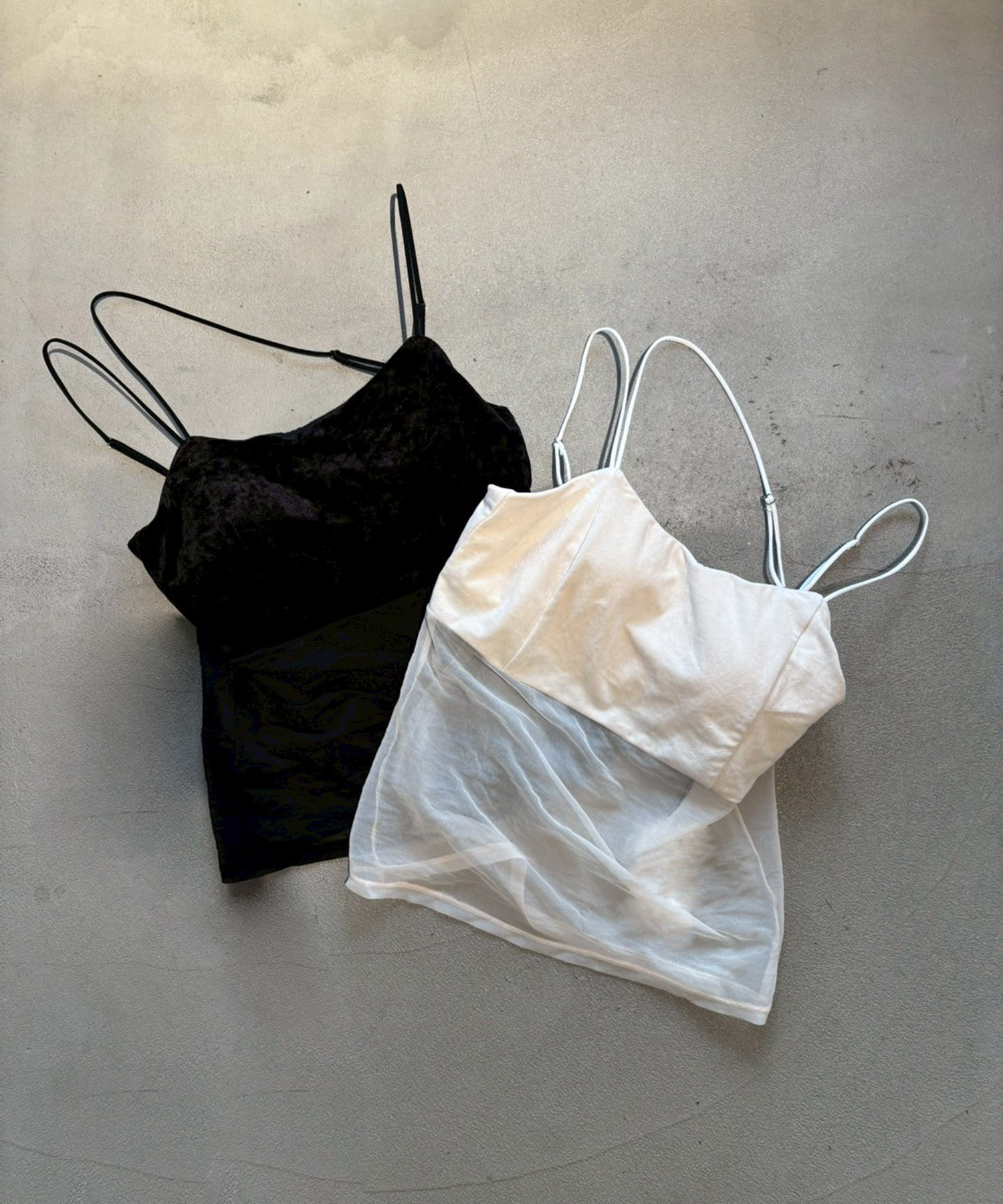 Cupin Velour Asym Camisole RITAN