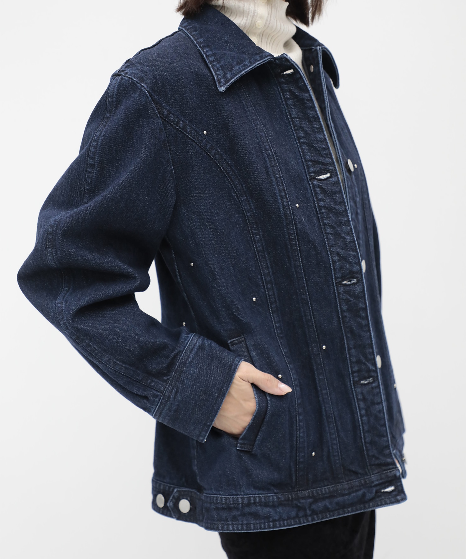 Motif Denim Jacket RITAN