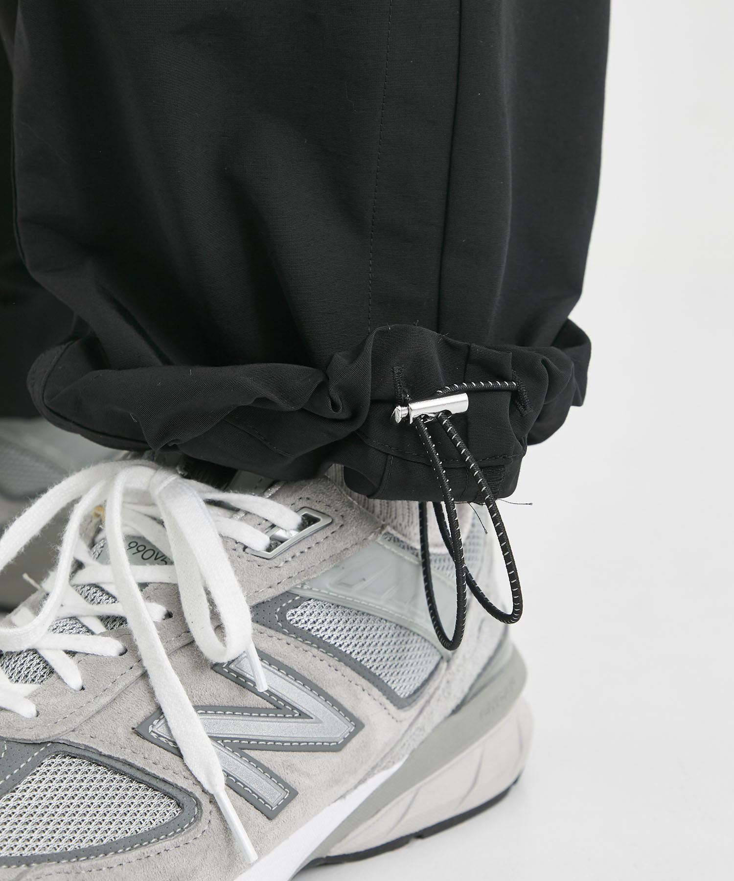 TRAINING PANTS BLACK GROSGRAIN TANAKA