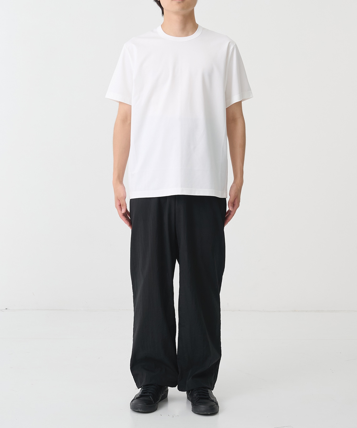 もう、焦らない。汚れにくい」SOLOTEX Jersey S/S T-Shirts(44 WHITE