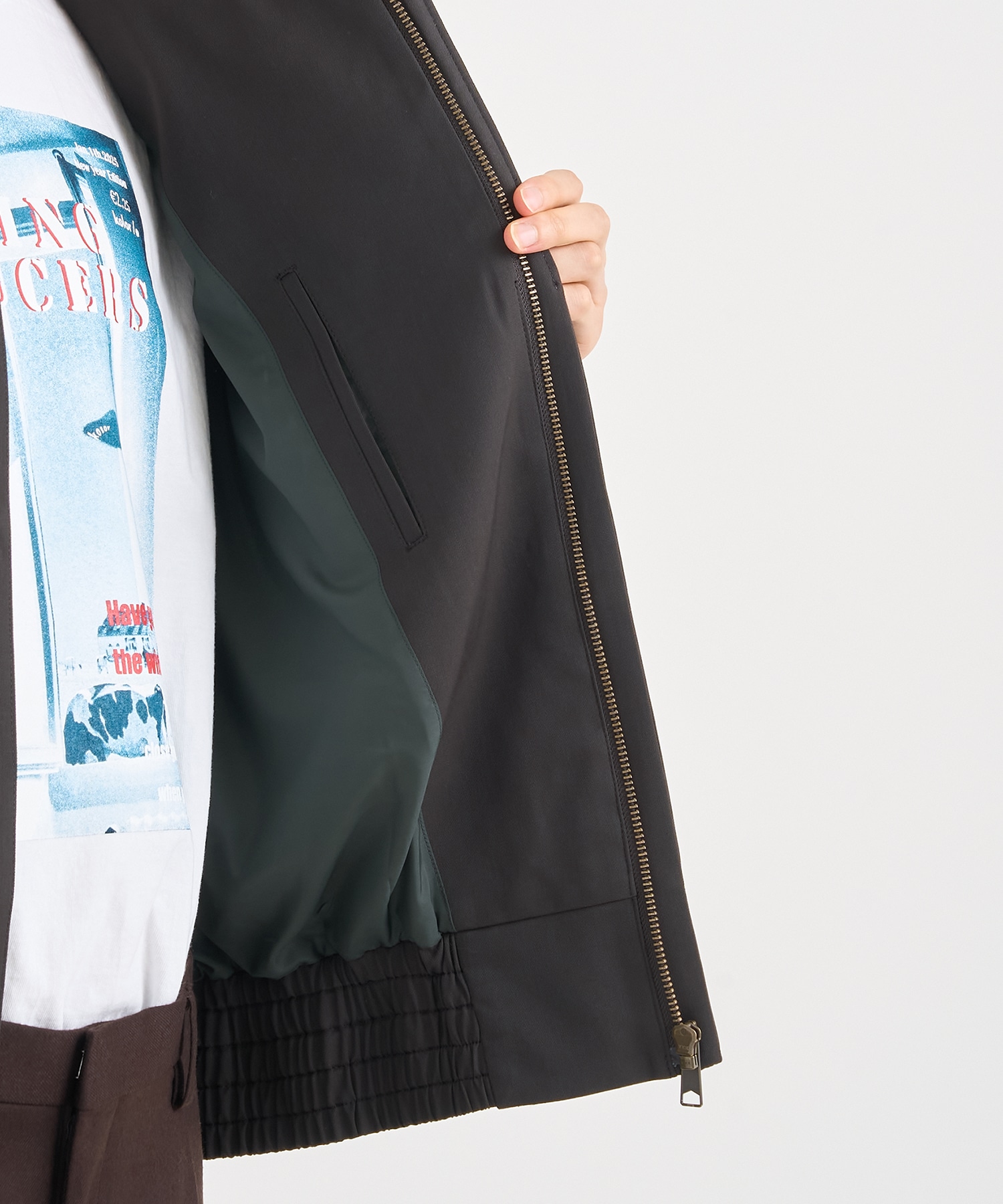25WCM-G13121 WOOL TRACK BLOUSON kolor