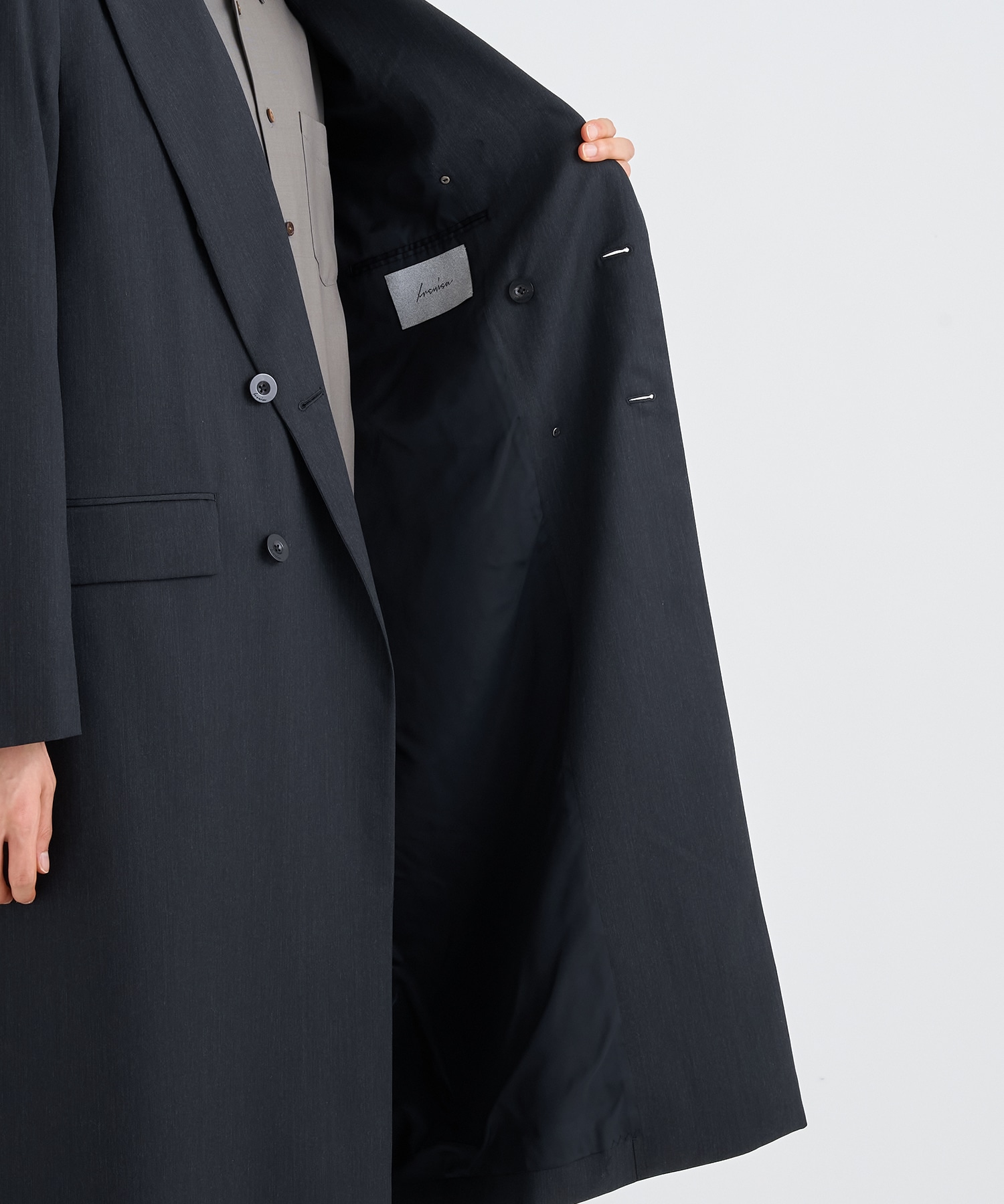 DOUBLE-BREASTED CHESTER COAT IRENISA