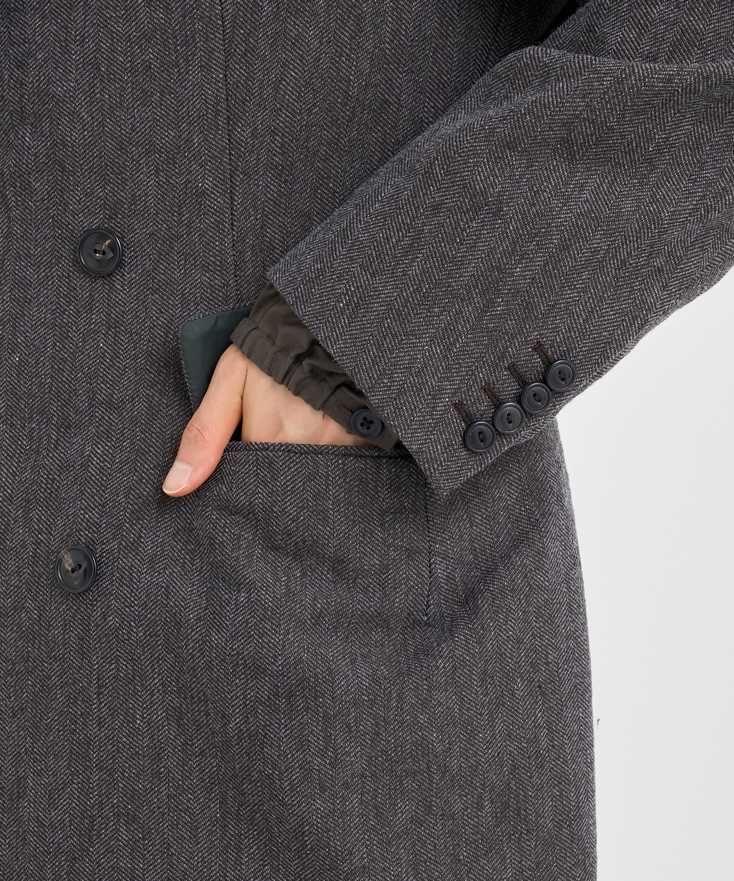 25WCM-J02105 TWEED JACKET kolor