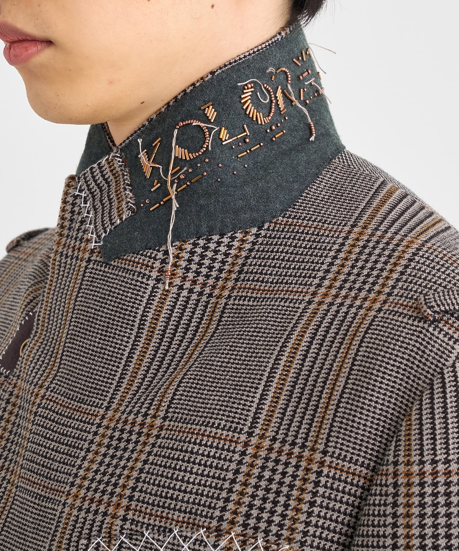 25WCM-J02105 TWEED JACKET kolor