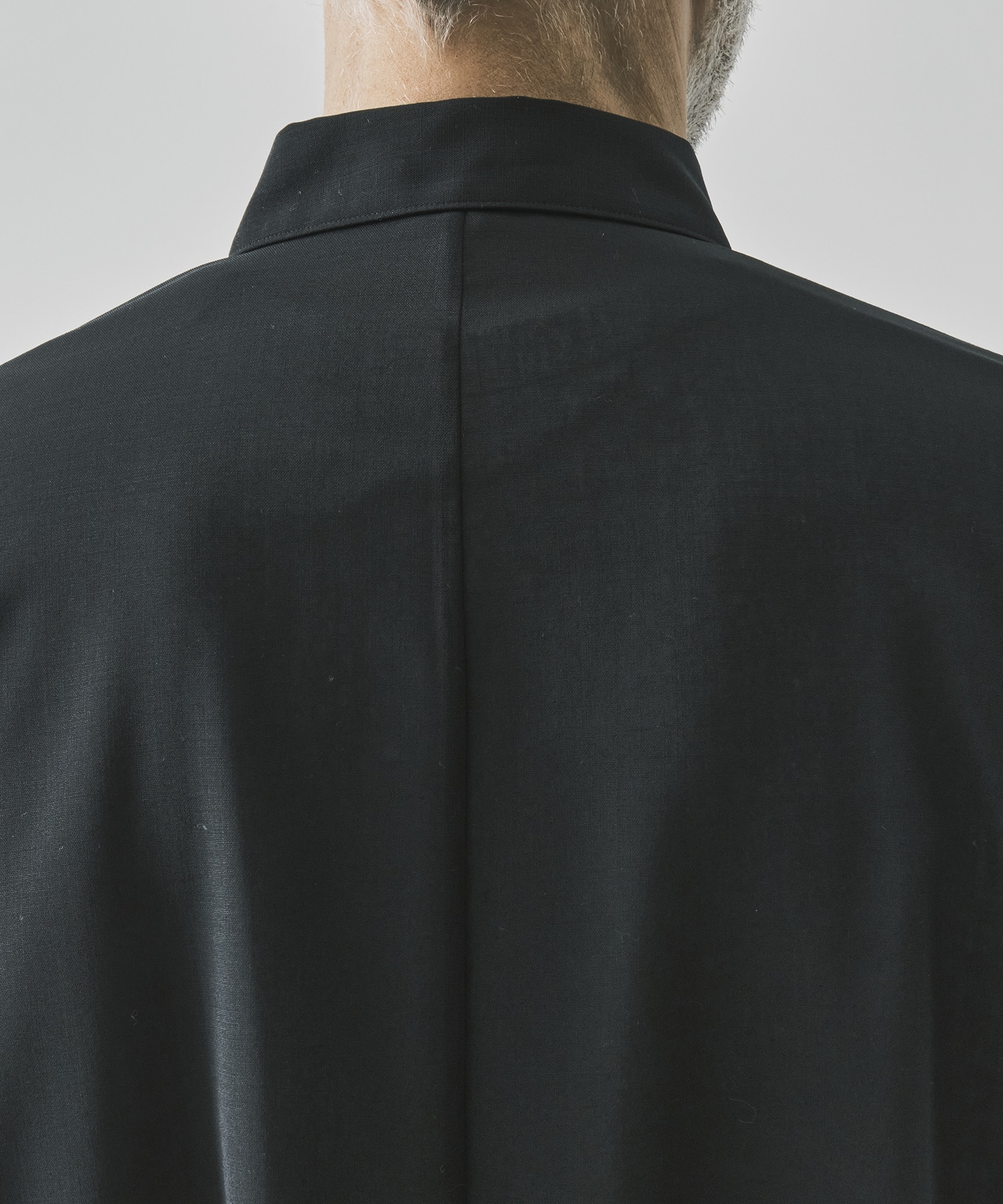 別注TWIST WOOL GAUZE LOOSE FIT SHIRT ATON