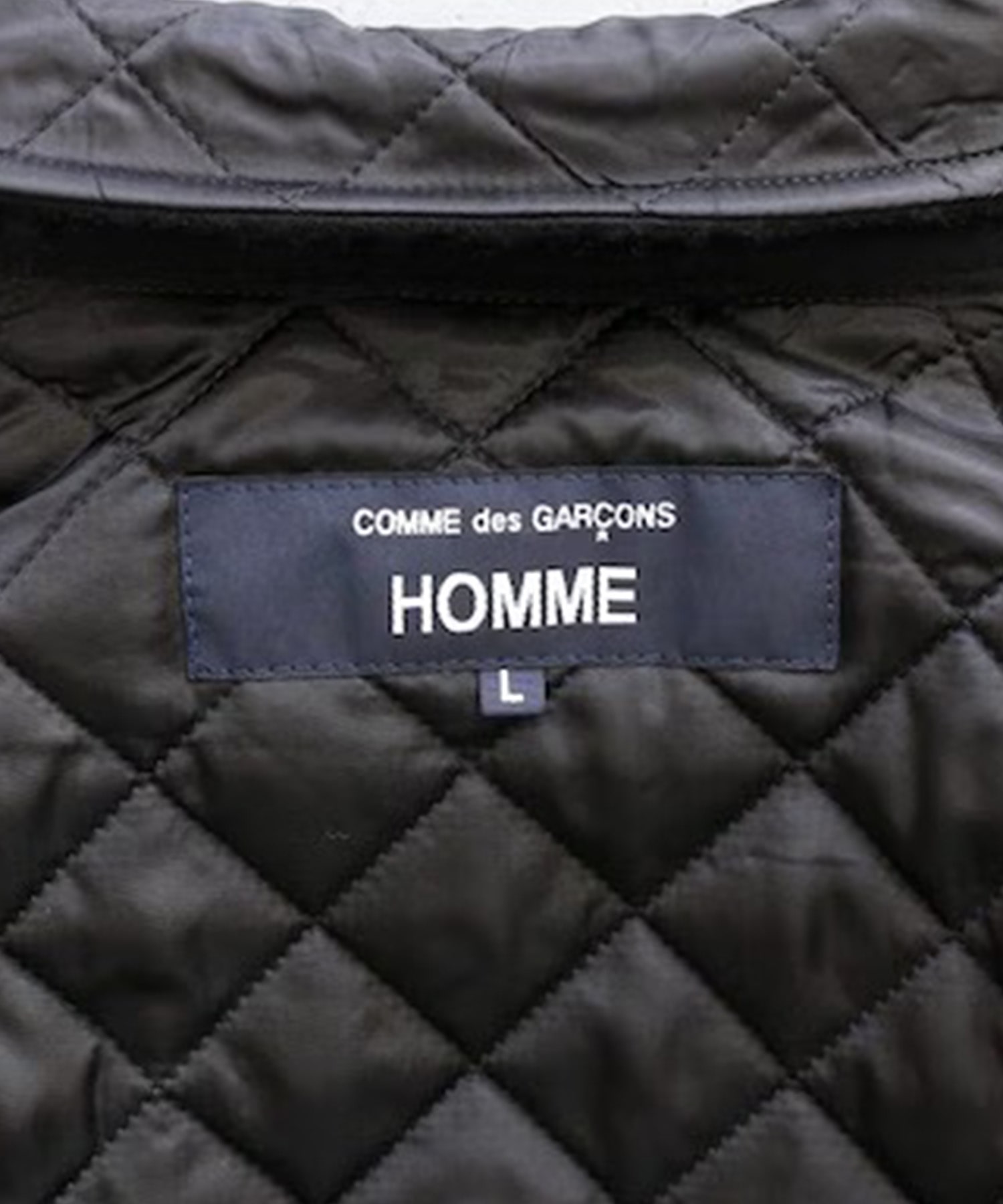 【コムデギャルソンオム】HR-J024-051 Wool Light Shaggy×Cupro Twill Quilting Reversib COMME des GARCONS HOMME
