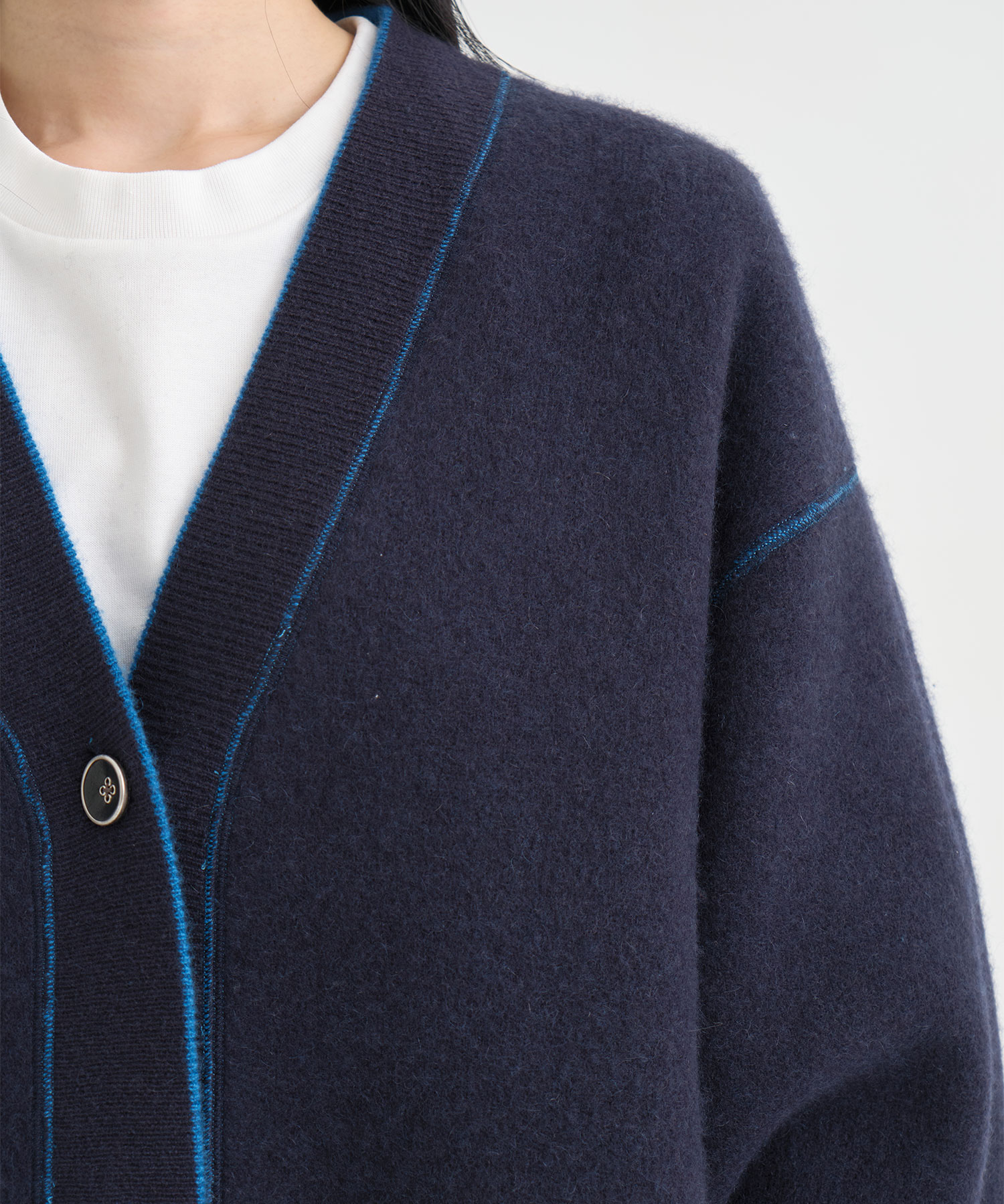 CASHMERE REVERSIBLE CARDIGAN THE TOKYO