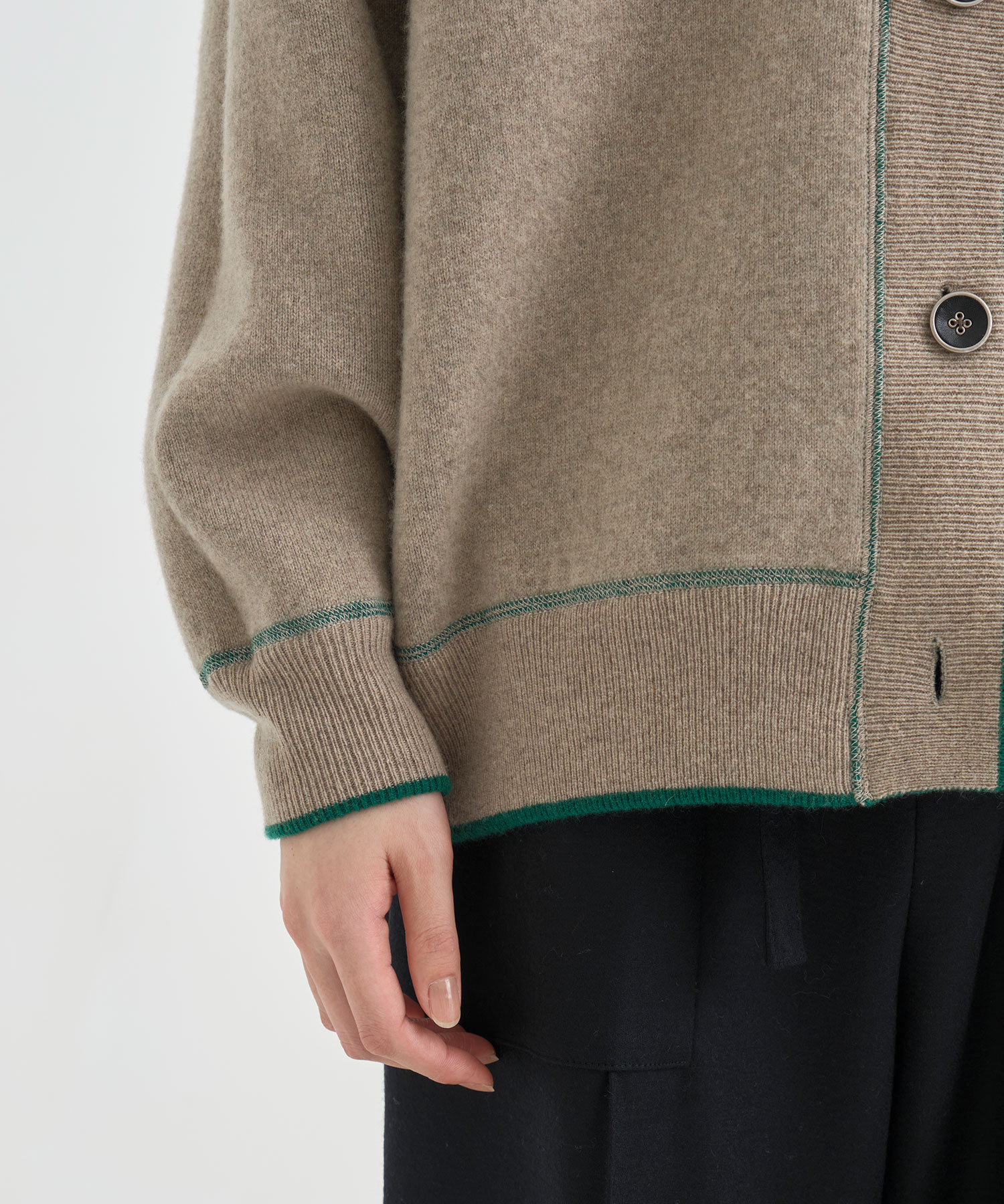 CASHMERE REVERSIBLE CARDIGAN THE TOKYO