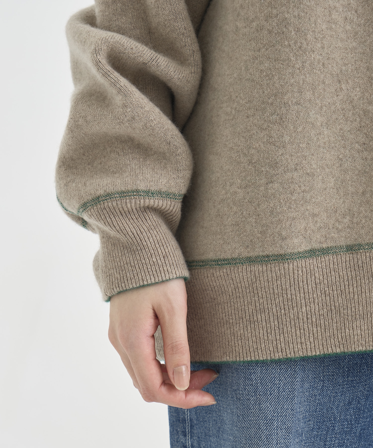 CASHMERE REVERSIBLE PULLOVER THE TOKYO