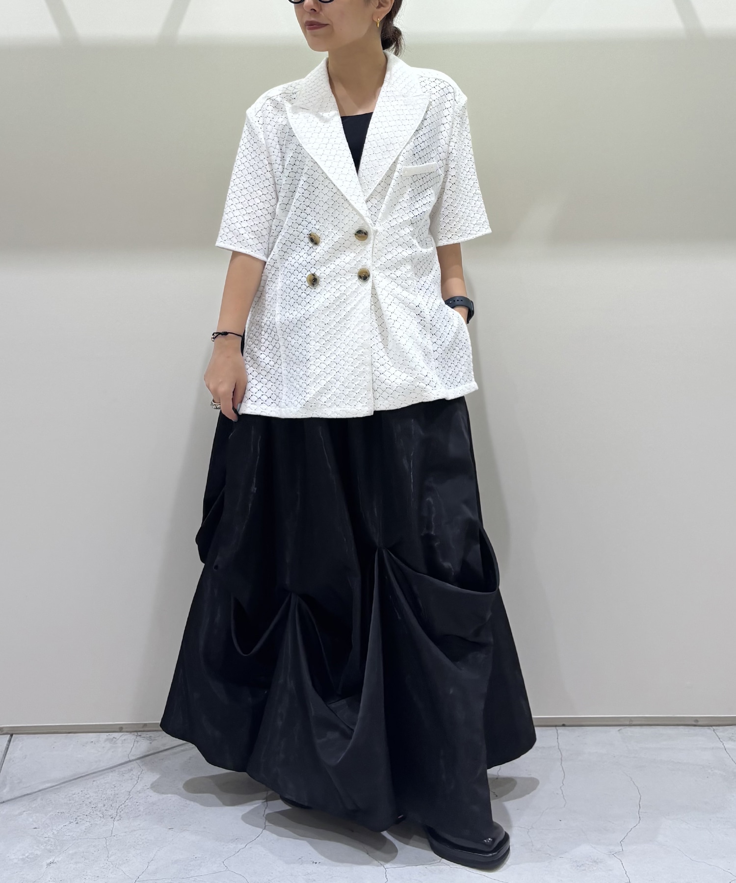 Sylvie lace shirts WH AKIRANAKA
