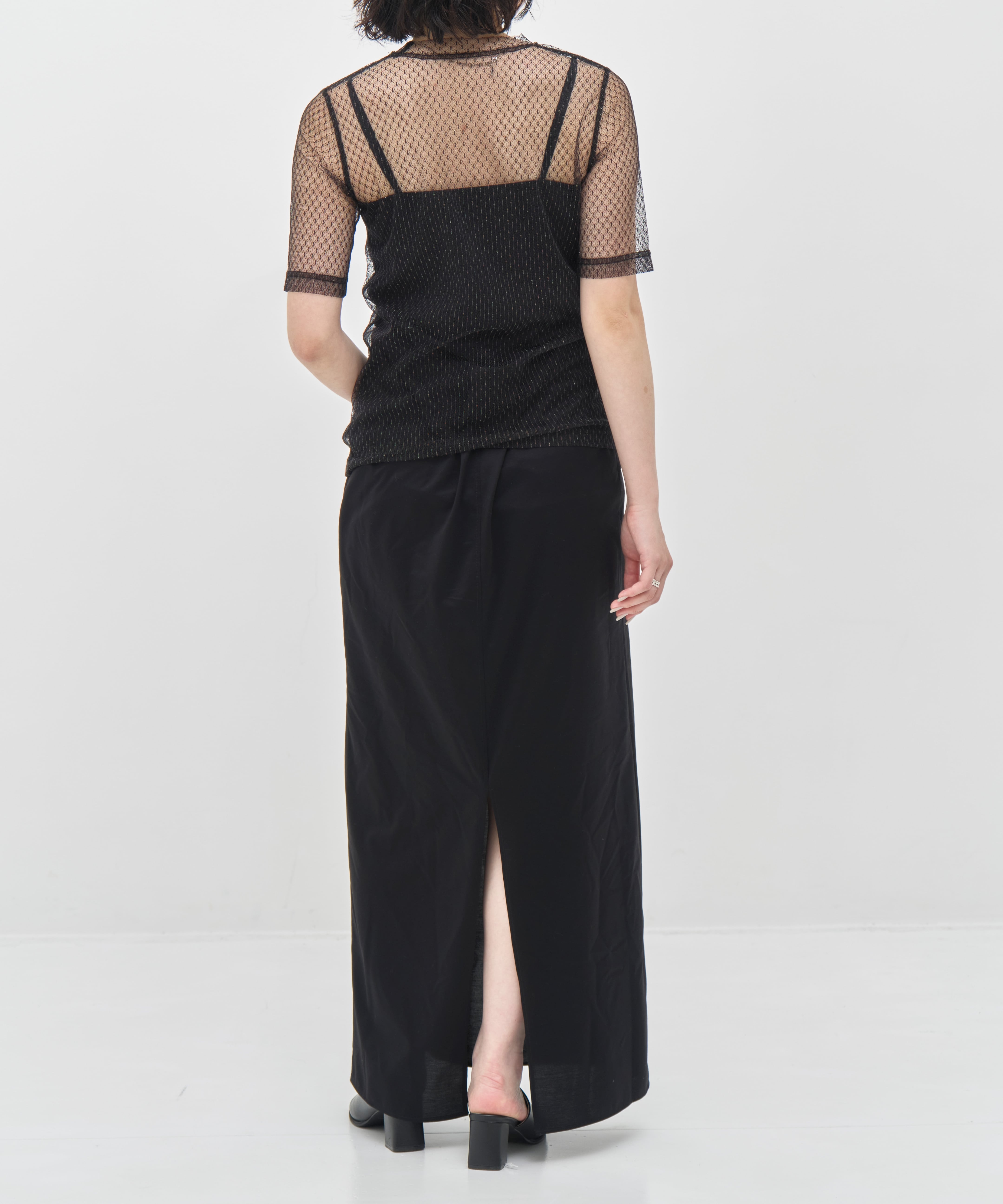 【WEB限定】tulle lace tops Louren