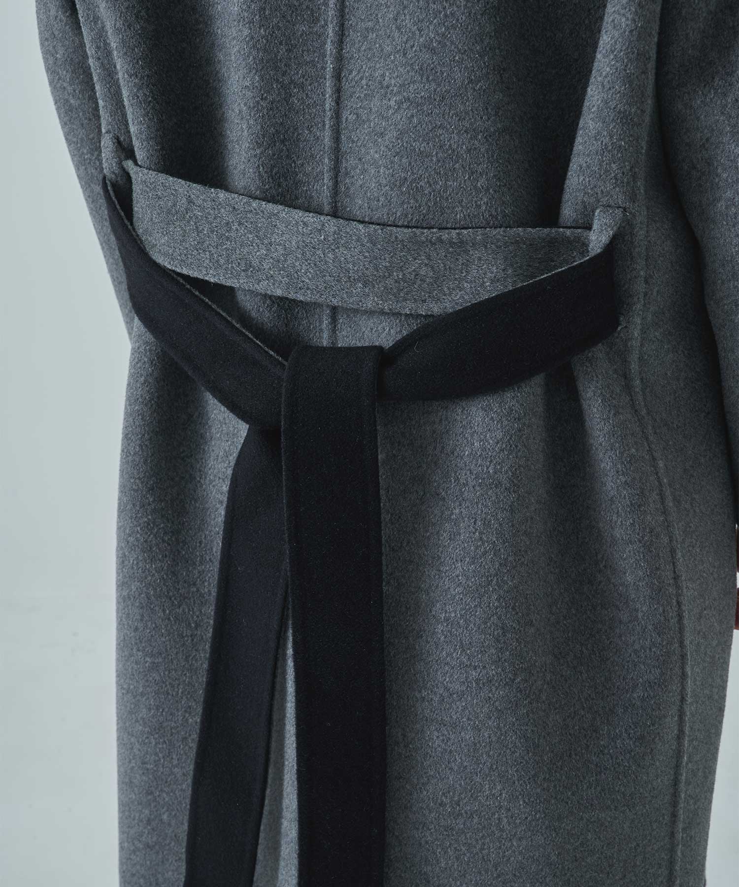 CASHMERE/SILK/WOOL STAND OVER COAT THE TOKYO