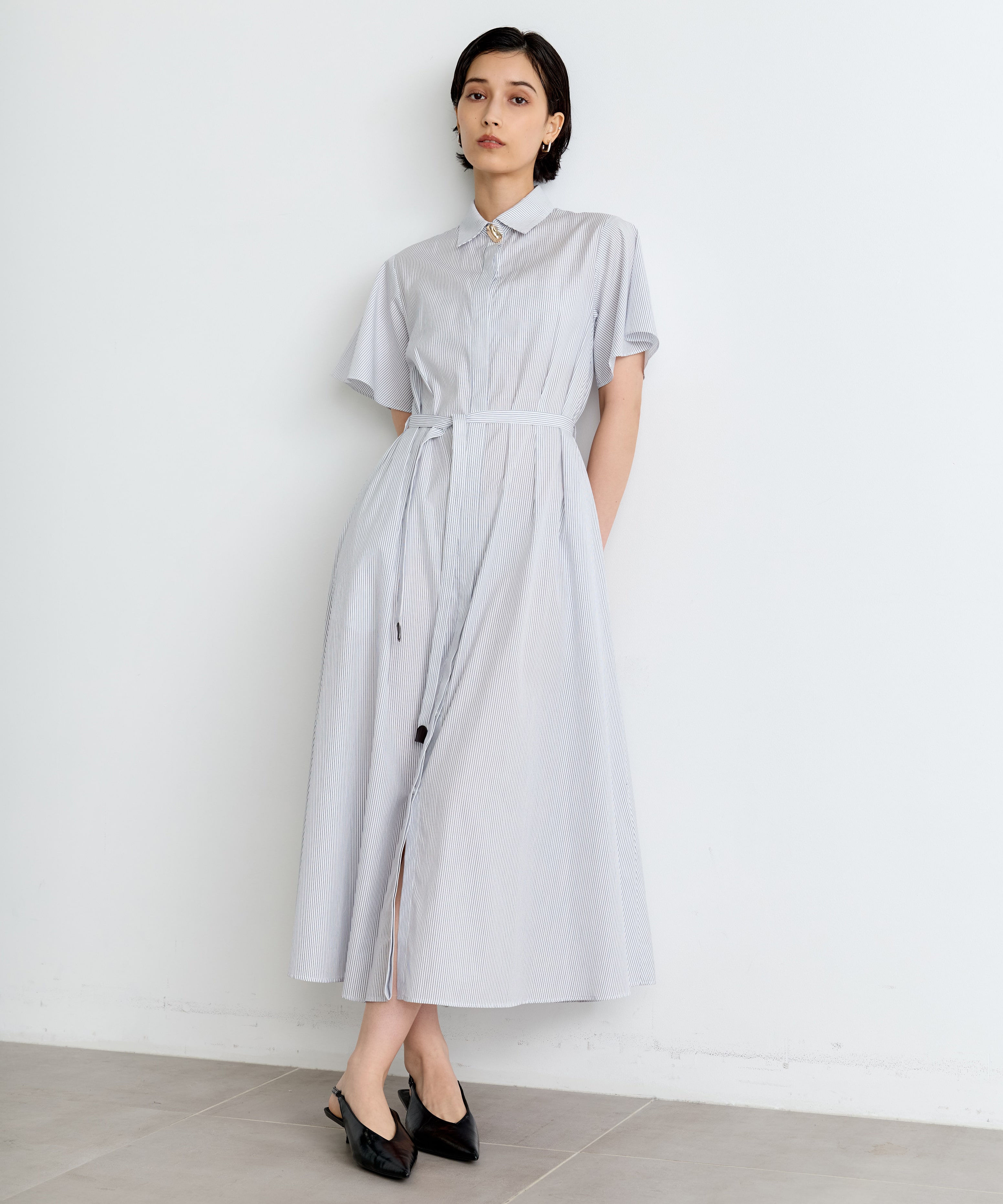 Drape Sleeve Dress THE TOKYO