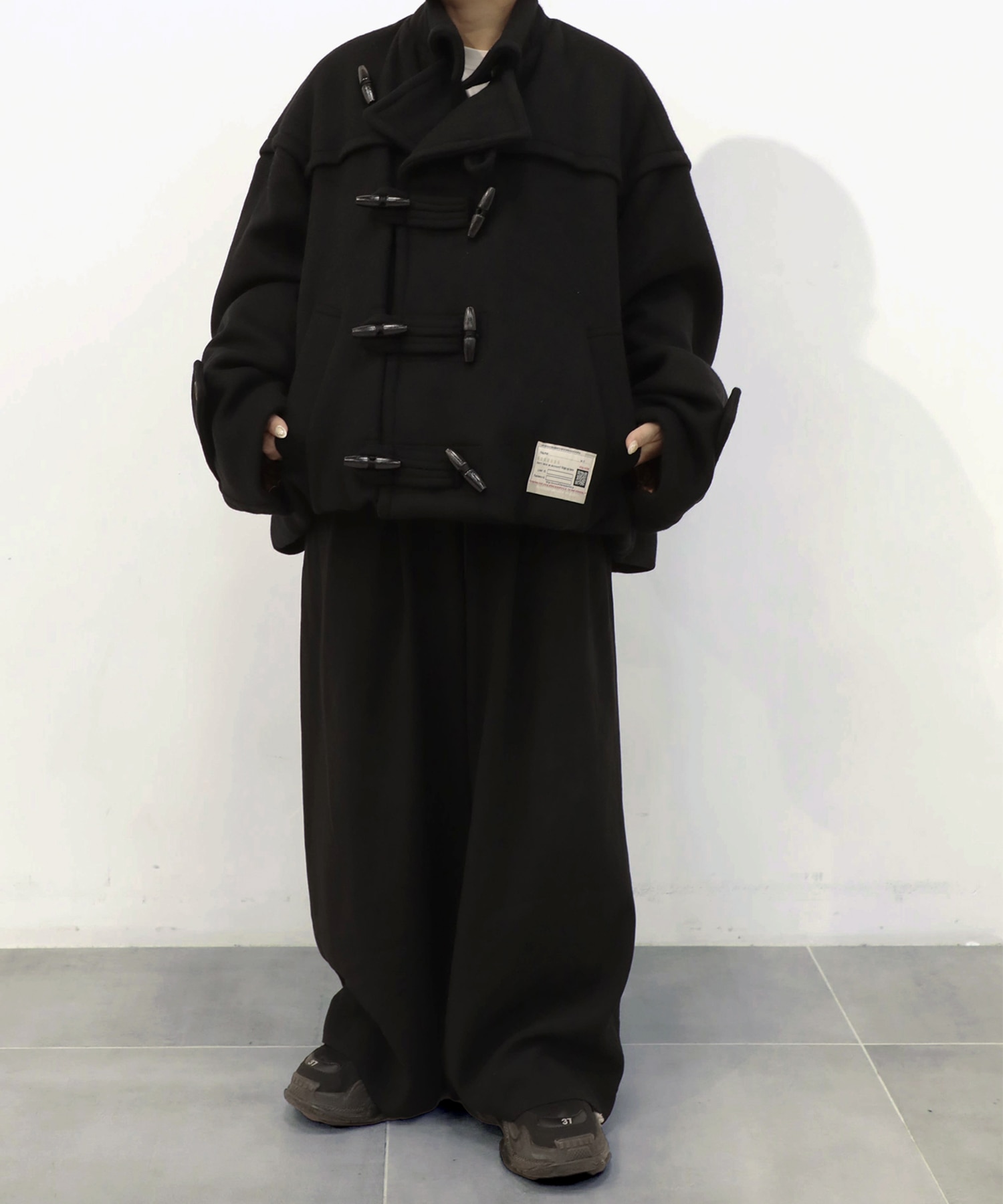 ROLL-UP HEM DUFFLE COAT Maison MIHARA YASUHIRO