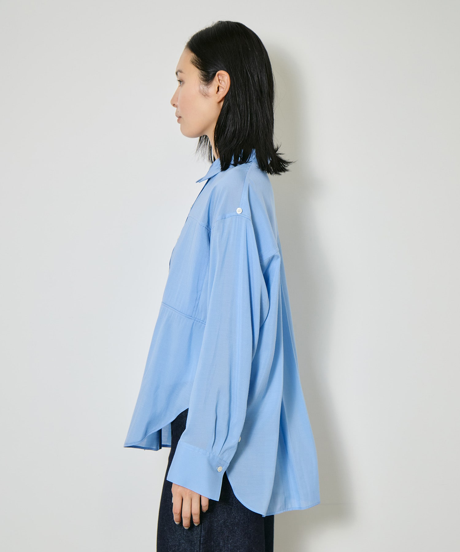 Silk Sheer Over Shirt CITY TOKYO
