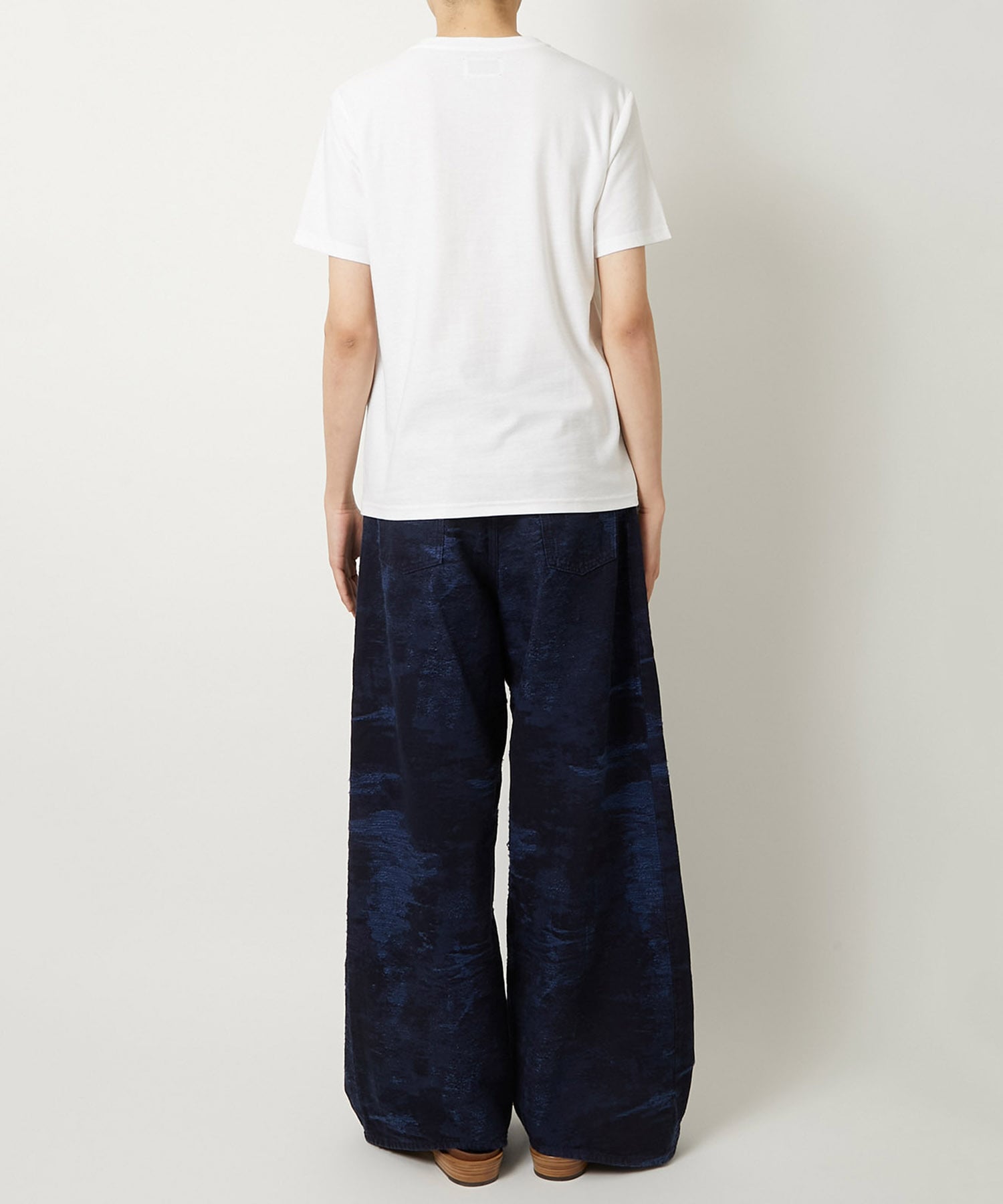 BACKCUT JACQUARD JERSEY S/S TEE TAAKK