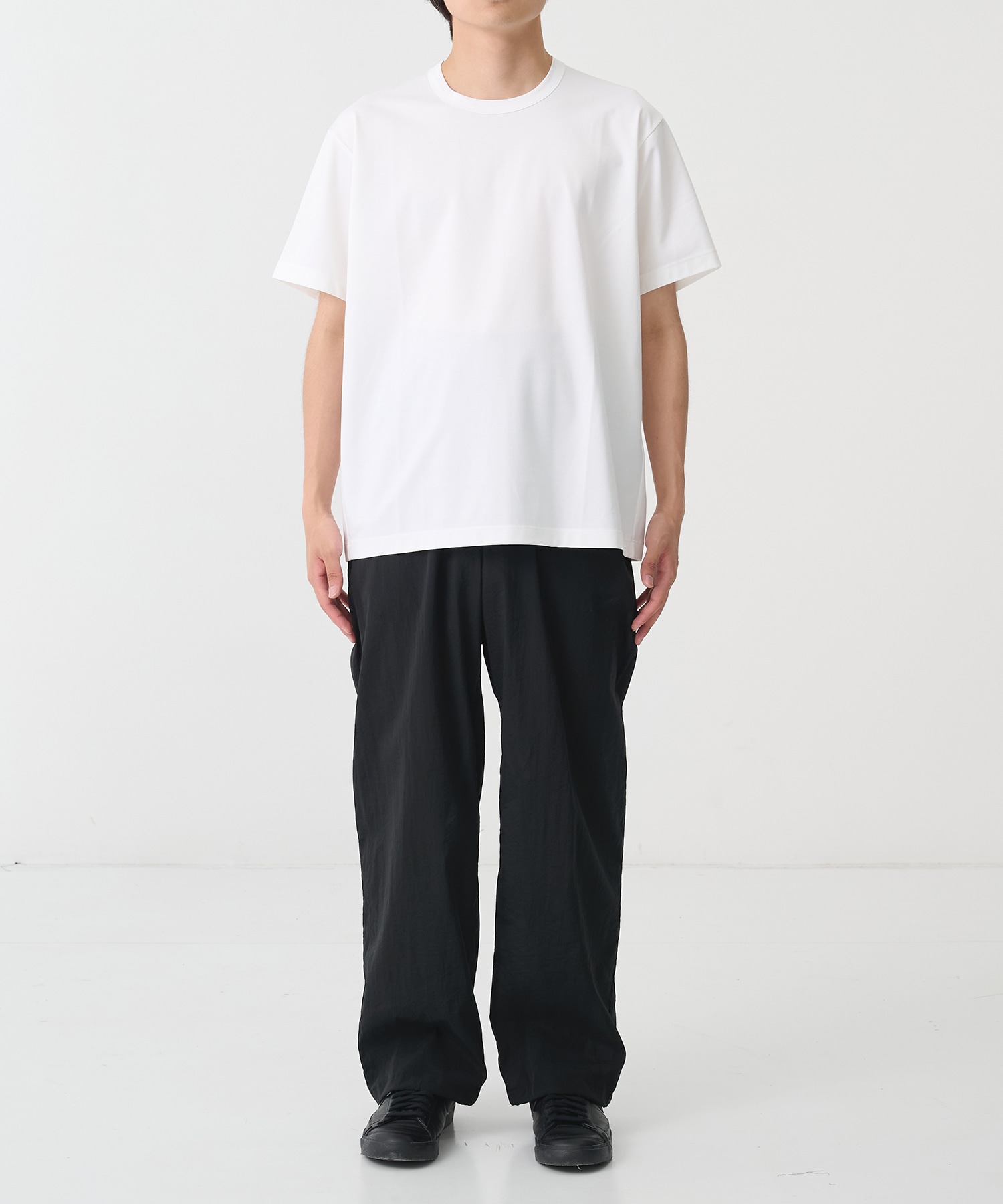 もう、焦らない。汚れにくい」SOLOTEX Jersey S/S T-Shirts(44 WHITE