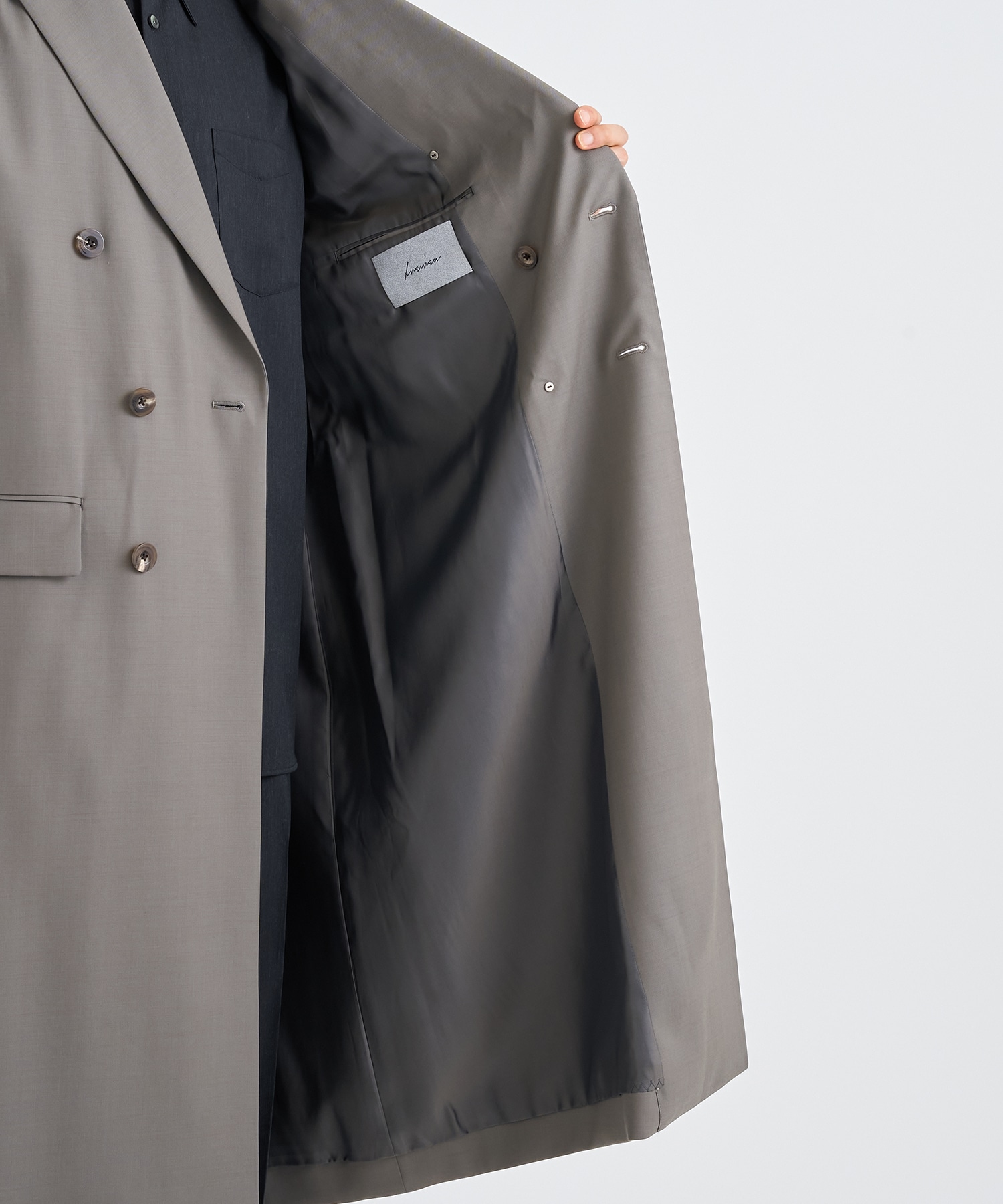 DOUBLE-BREASTED CHESTER COAT IRENISA