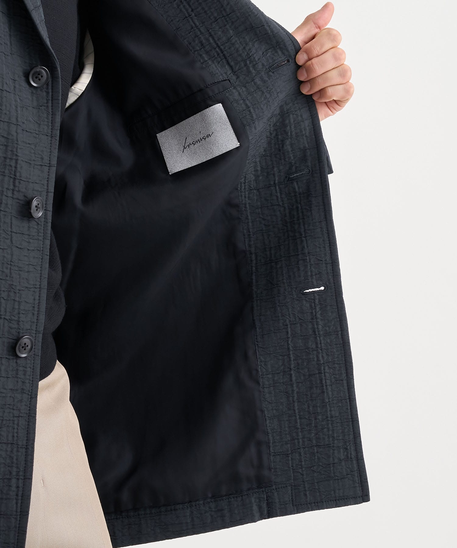 LEATHER -COLLAR JACKET IRENISA
