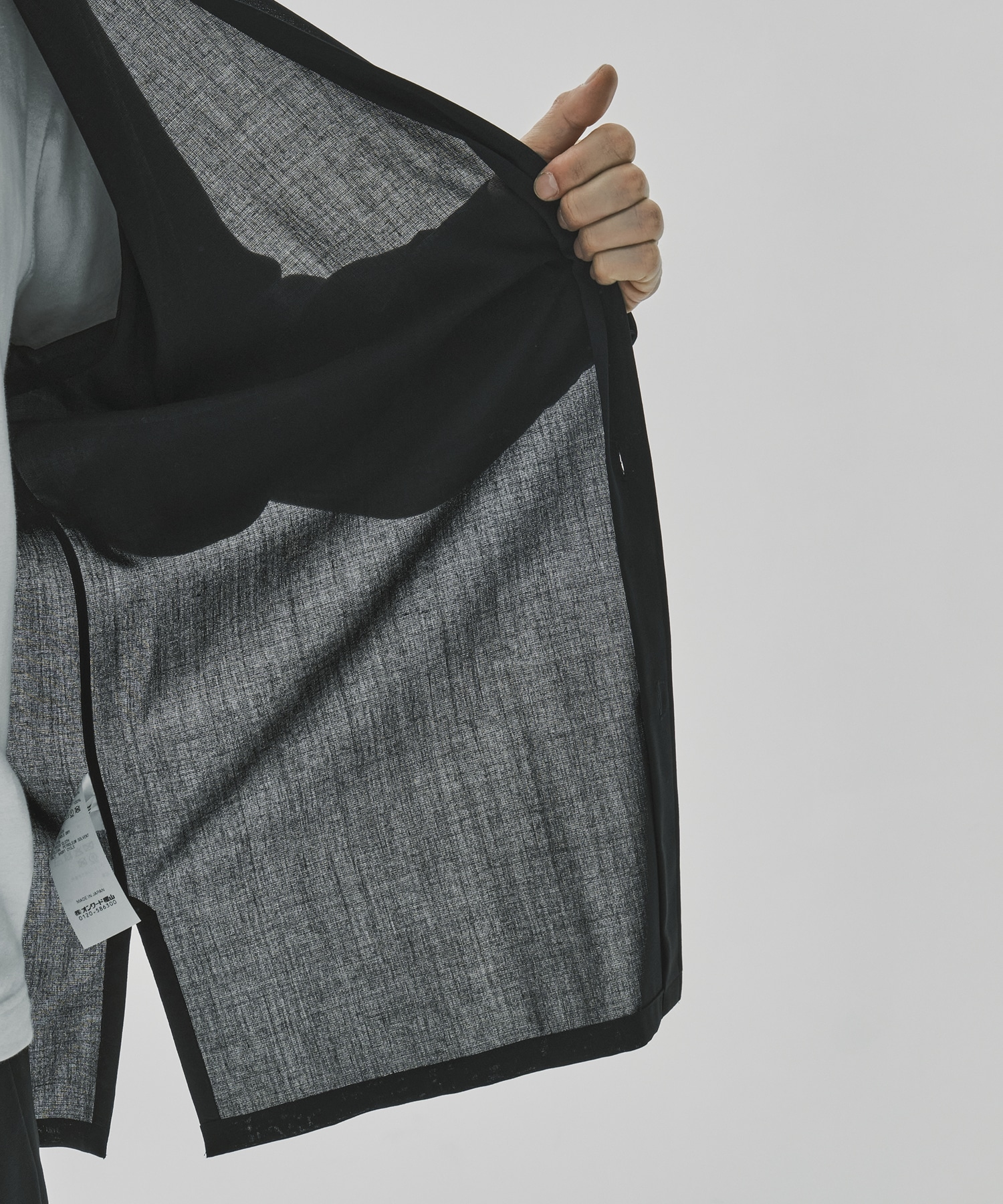 別注TWIST WOOL GAUZE LOOSE FIT SHIRT ATON