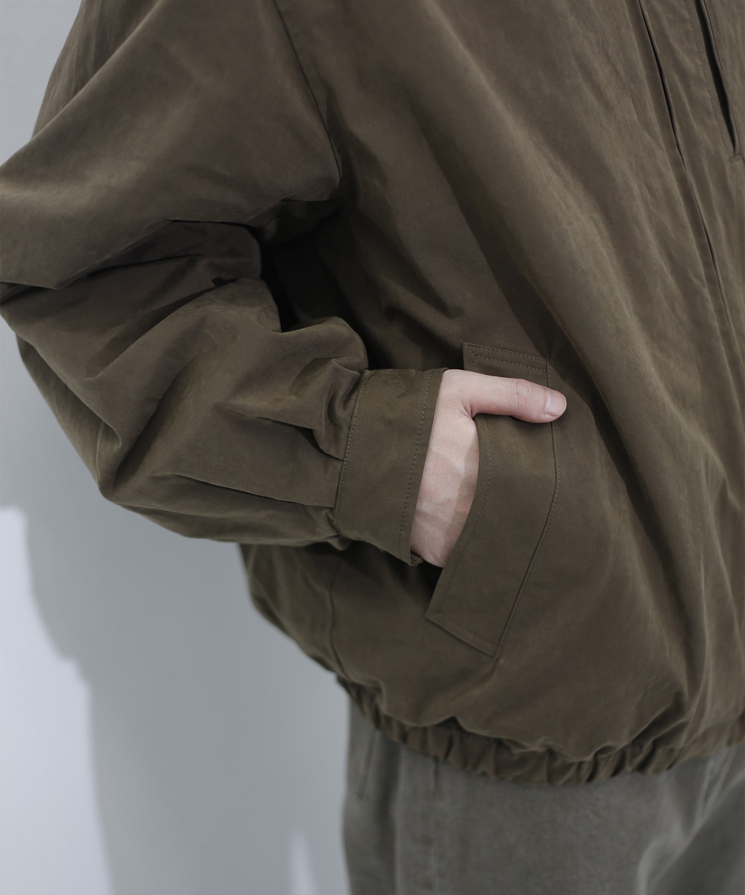 【シュタイン】ST.1576 DETATCHABLE COLLAR RESIN-FINISH COTTON JACKET ssstein