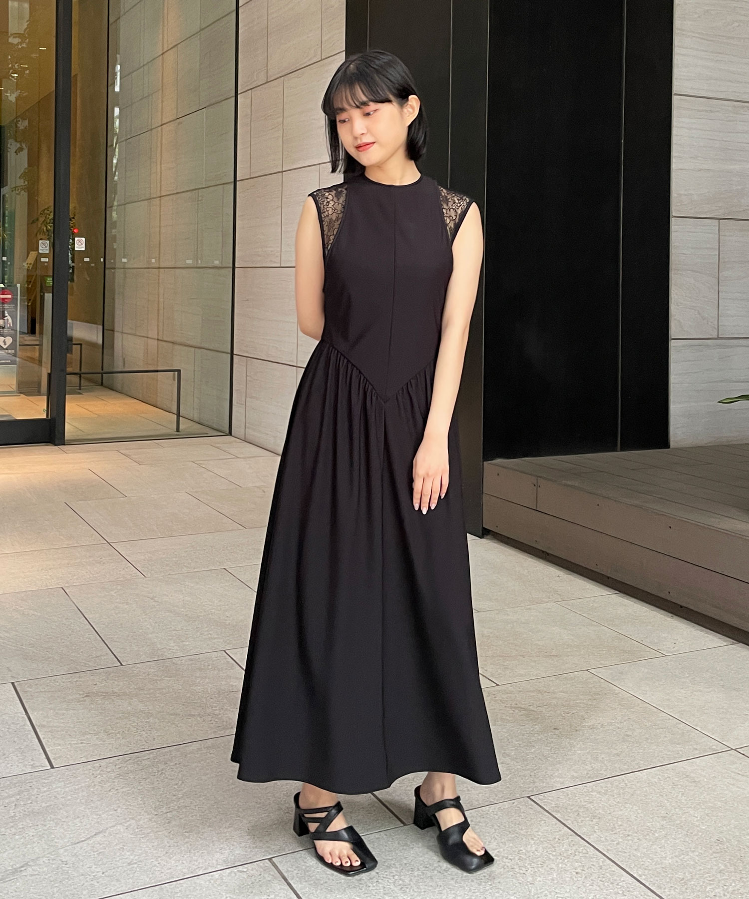 別注 LAYERED TANK DRESS FETICO