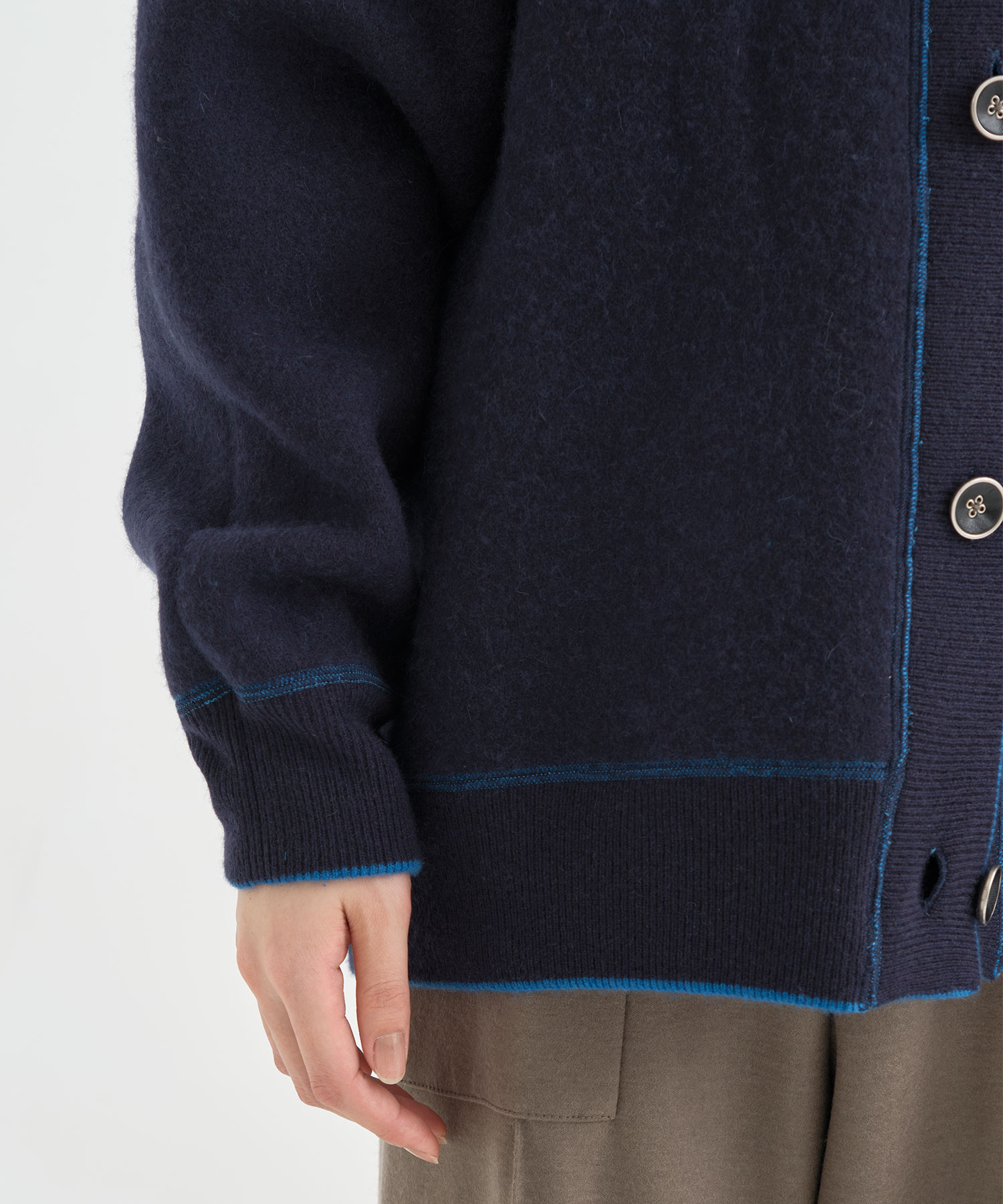 CASHMERE REVERSIBLE CARDIGAN THE TOKYO