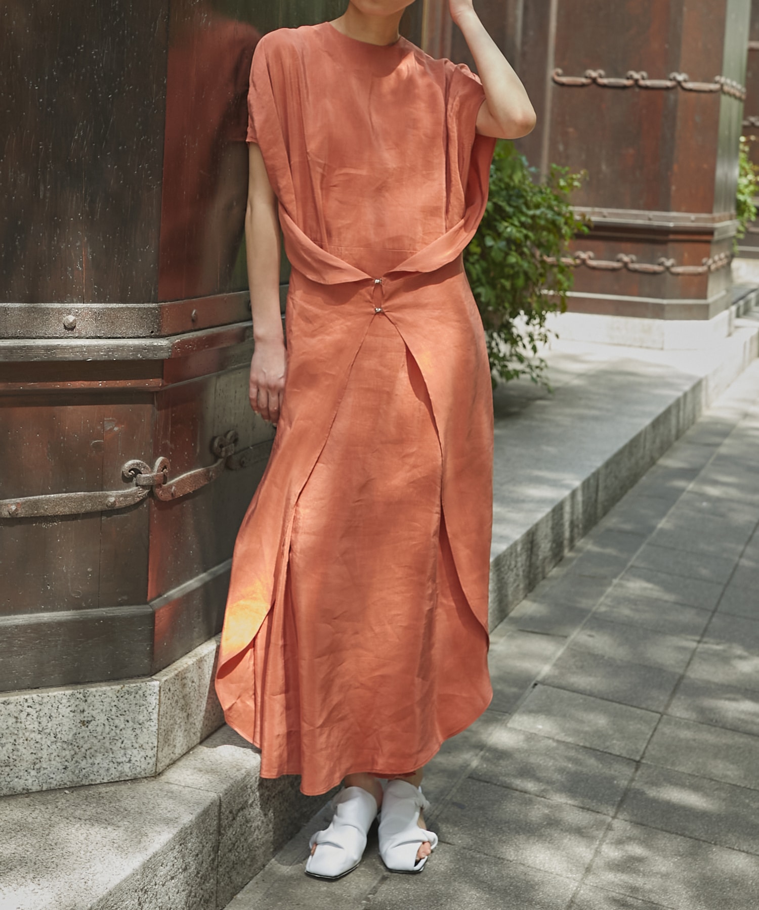 AUROLA-ROUND CAFTAN DRESS PHOTOCOPIEU