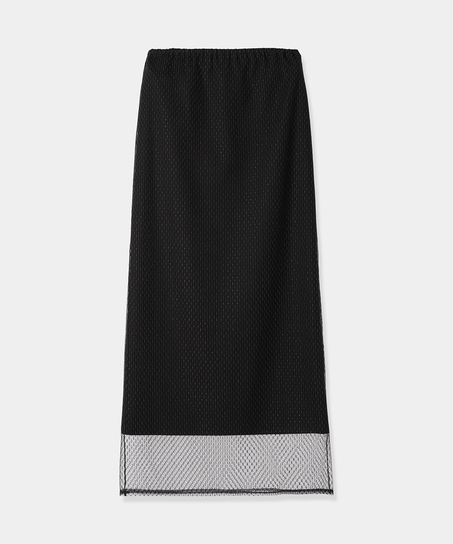 【WEB限定】tulle lace skirt Louren
