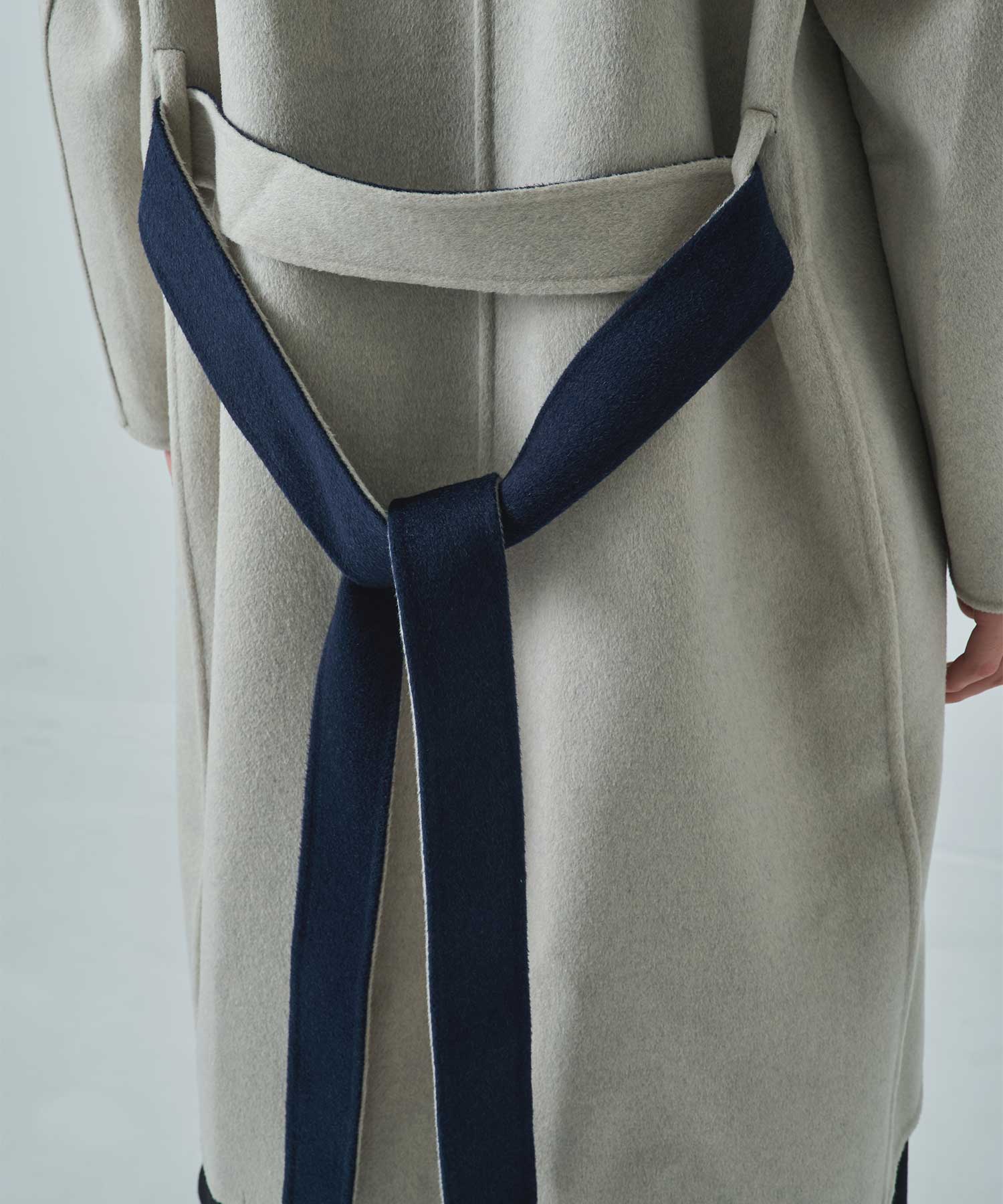 CASHMERE/SILK/WOOL STAND OVER COAT THE TOKYO