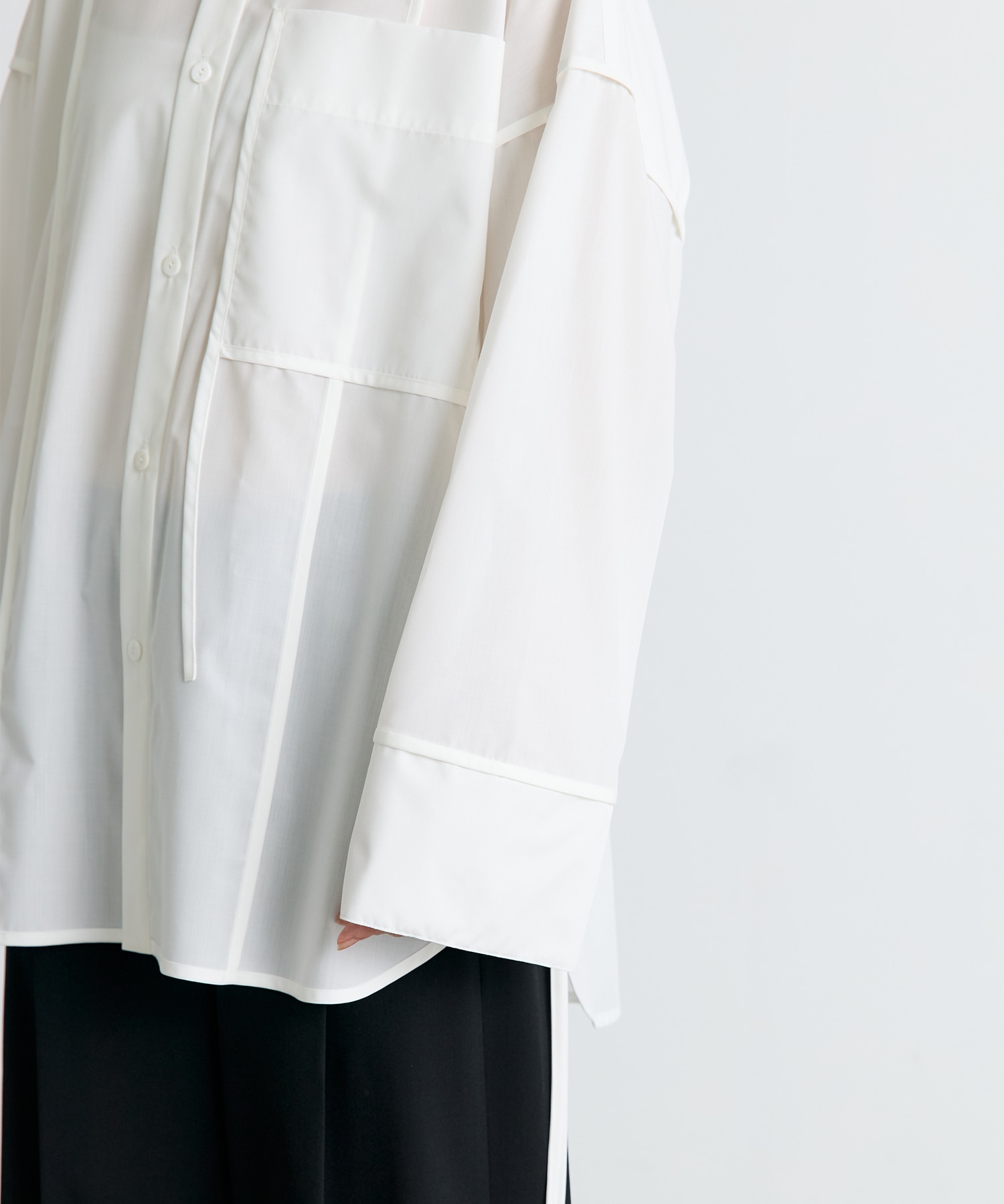 piping wide shirt nagonstans
