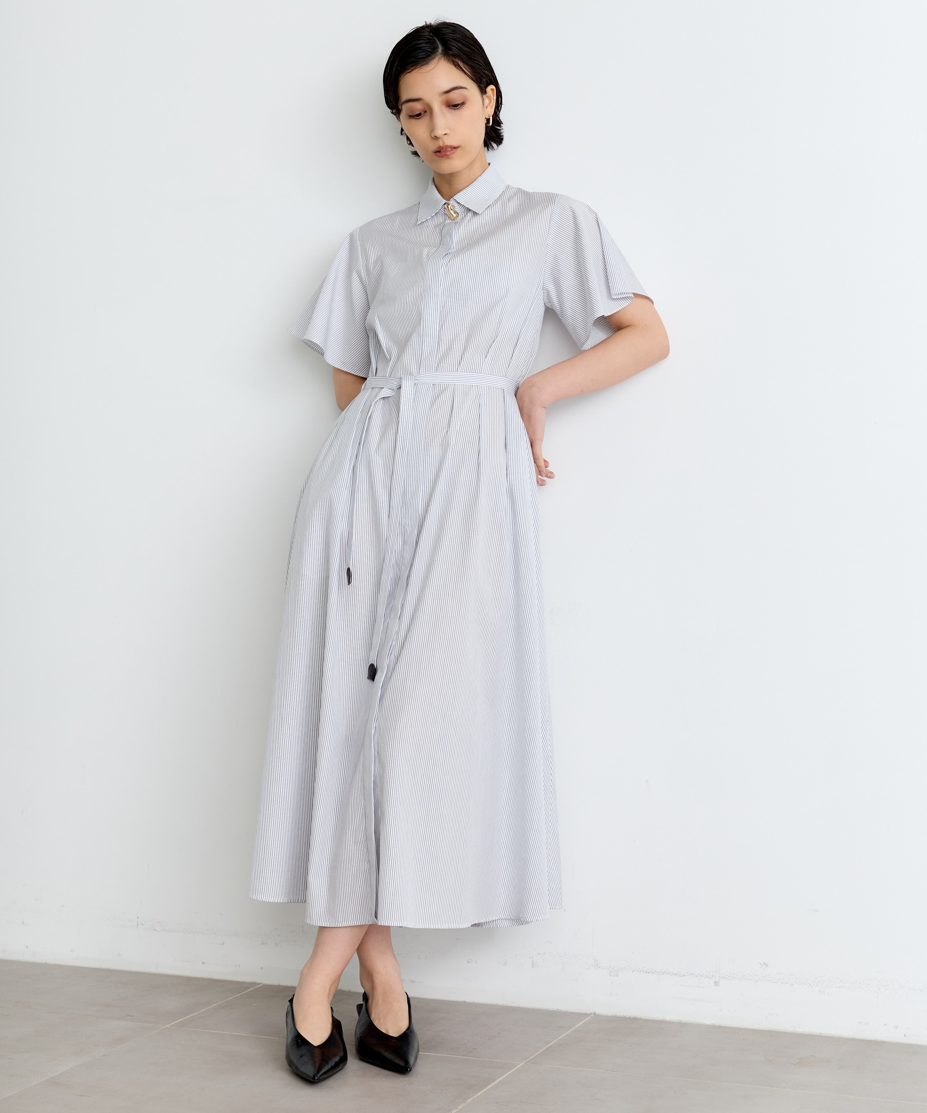 Drape Sleeve Dress THE TOKYO