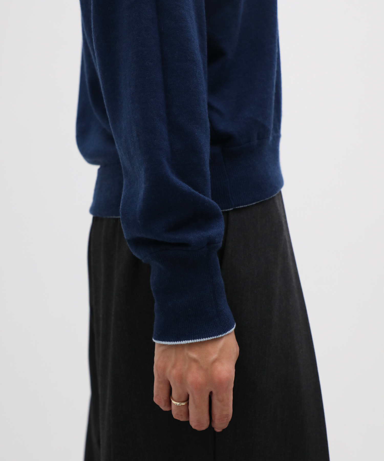 CASHMERE/SILK REVERSIBLE SKIPPER PULLOVER THE TOKYO