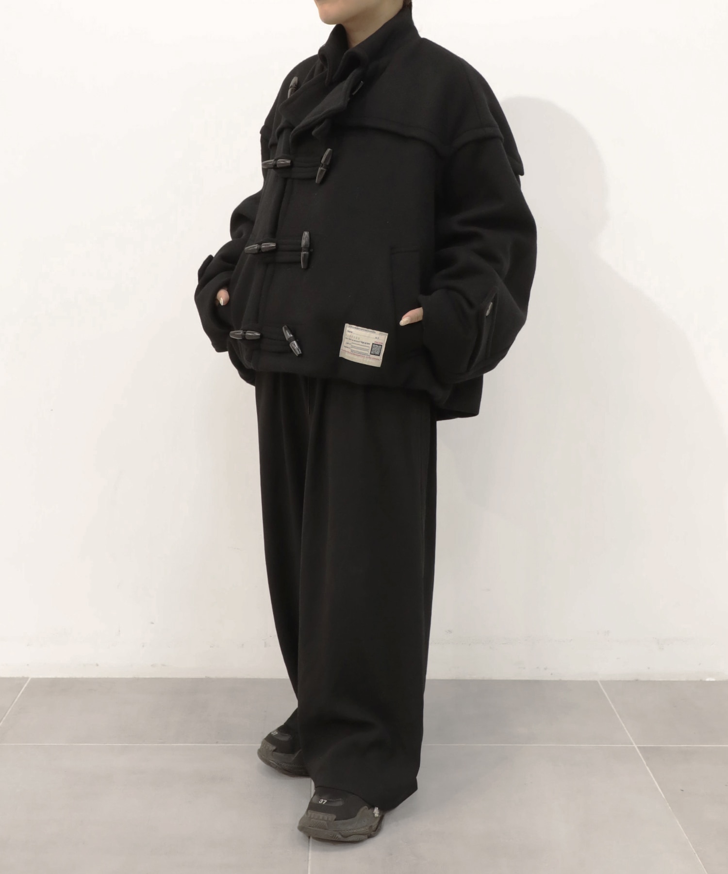 ROLL-UP HEM DUFFLE COAT Maison MIHARA YASUHIRO