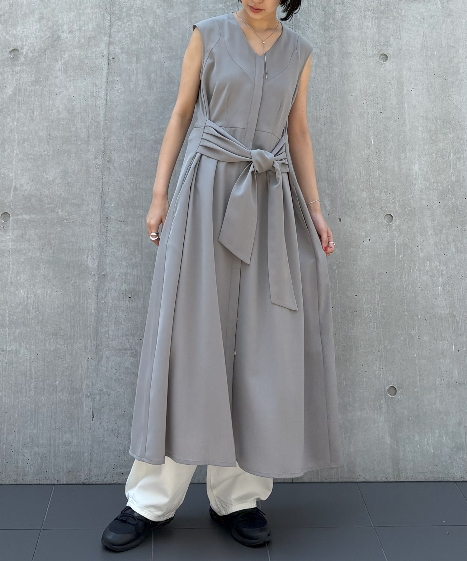 Adjust Shirt Onepiece RITAN