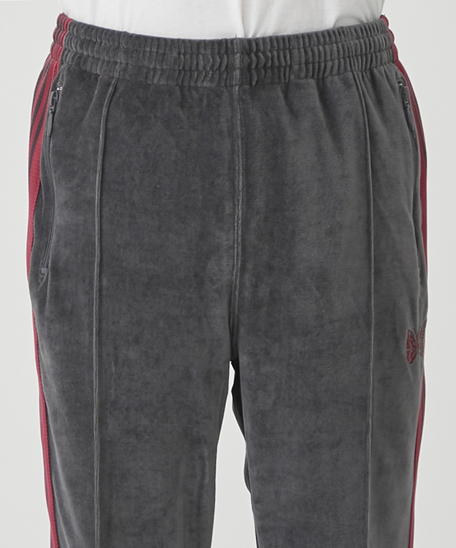 Narrow Track Pant - C/PE Velour(XS DARK GREY): NEEDLES: MEN｜THE