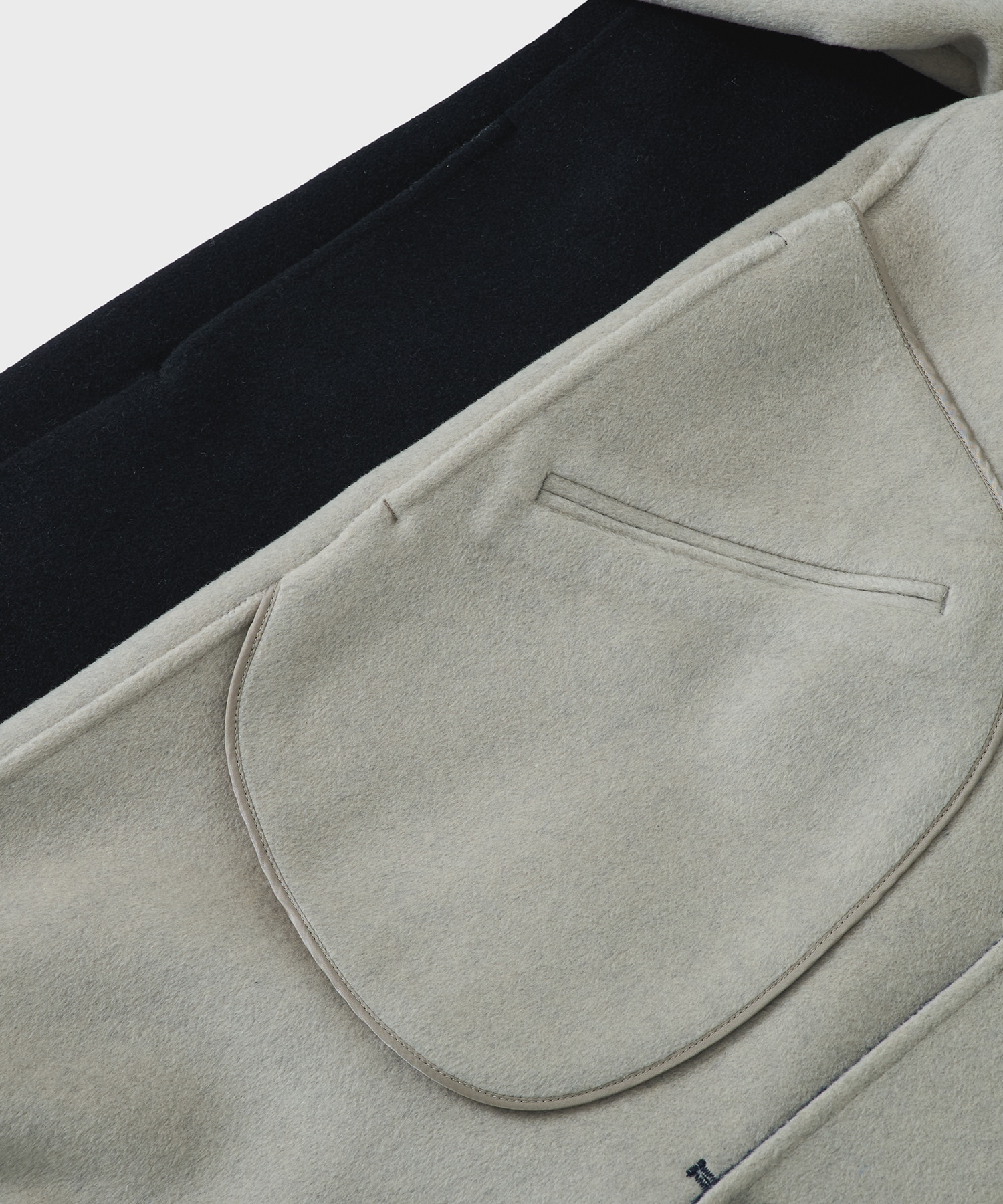 CASHMERE/SILK/WOOL SHORT COAT CASHMERE CASHMERE