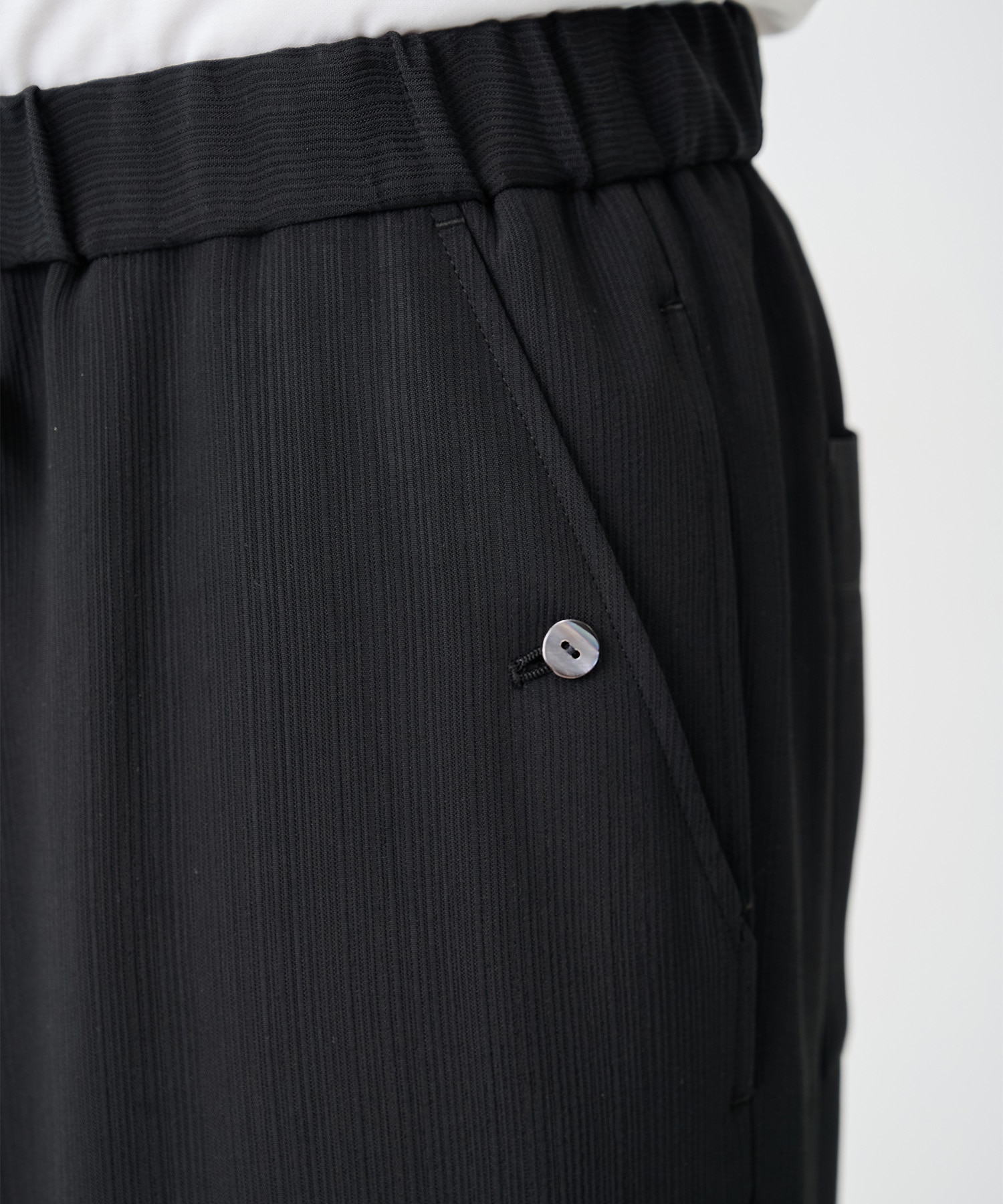 SILK α Pleats Summer Easy Pants SILK α