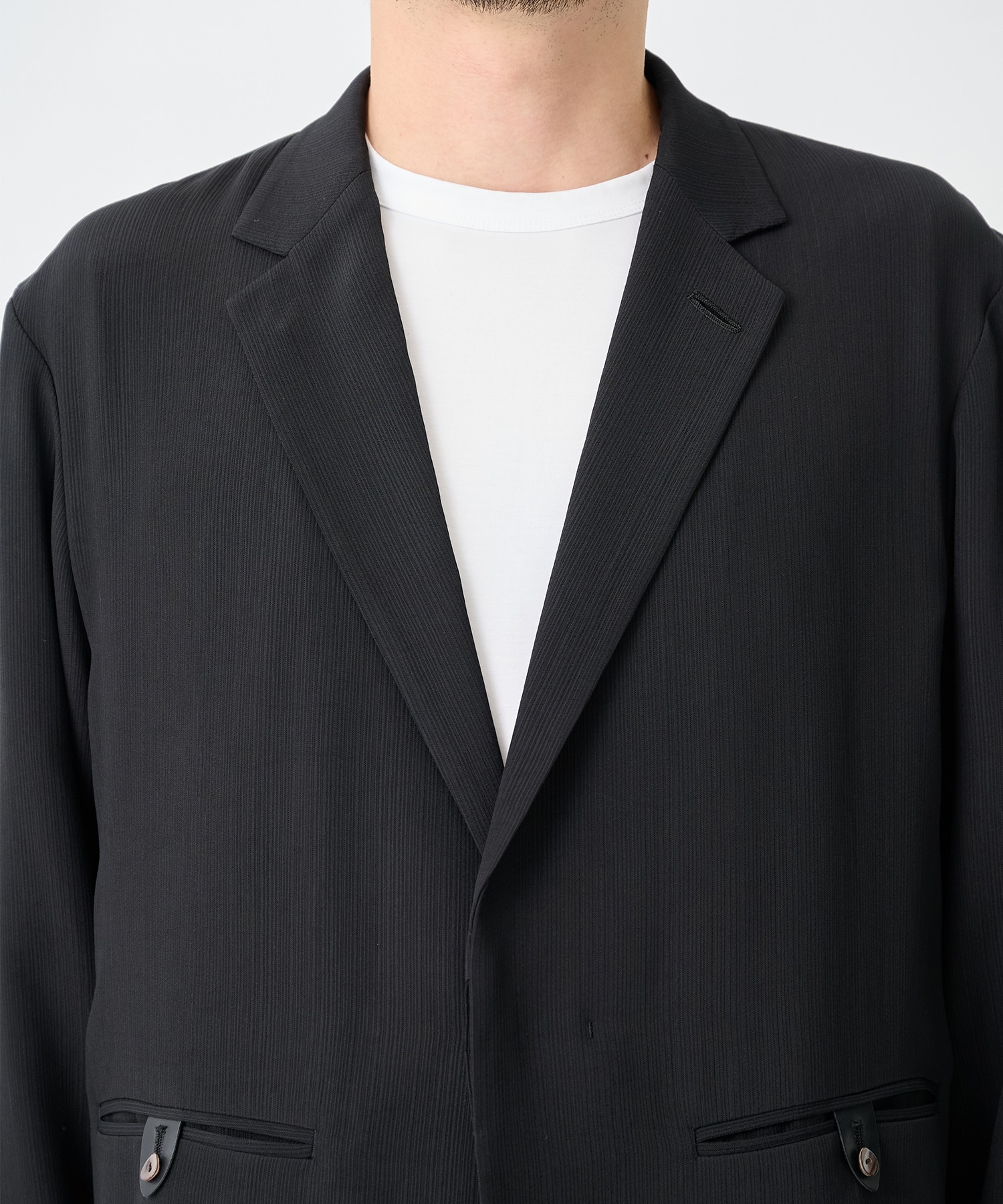 SILK α Pleats Summer Jacket SILK α
