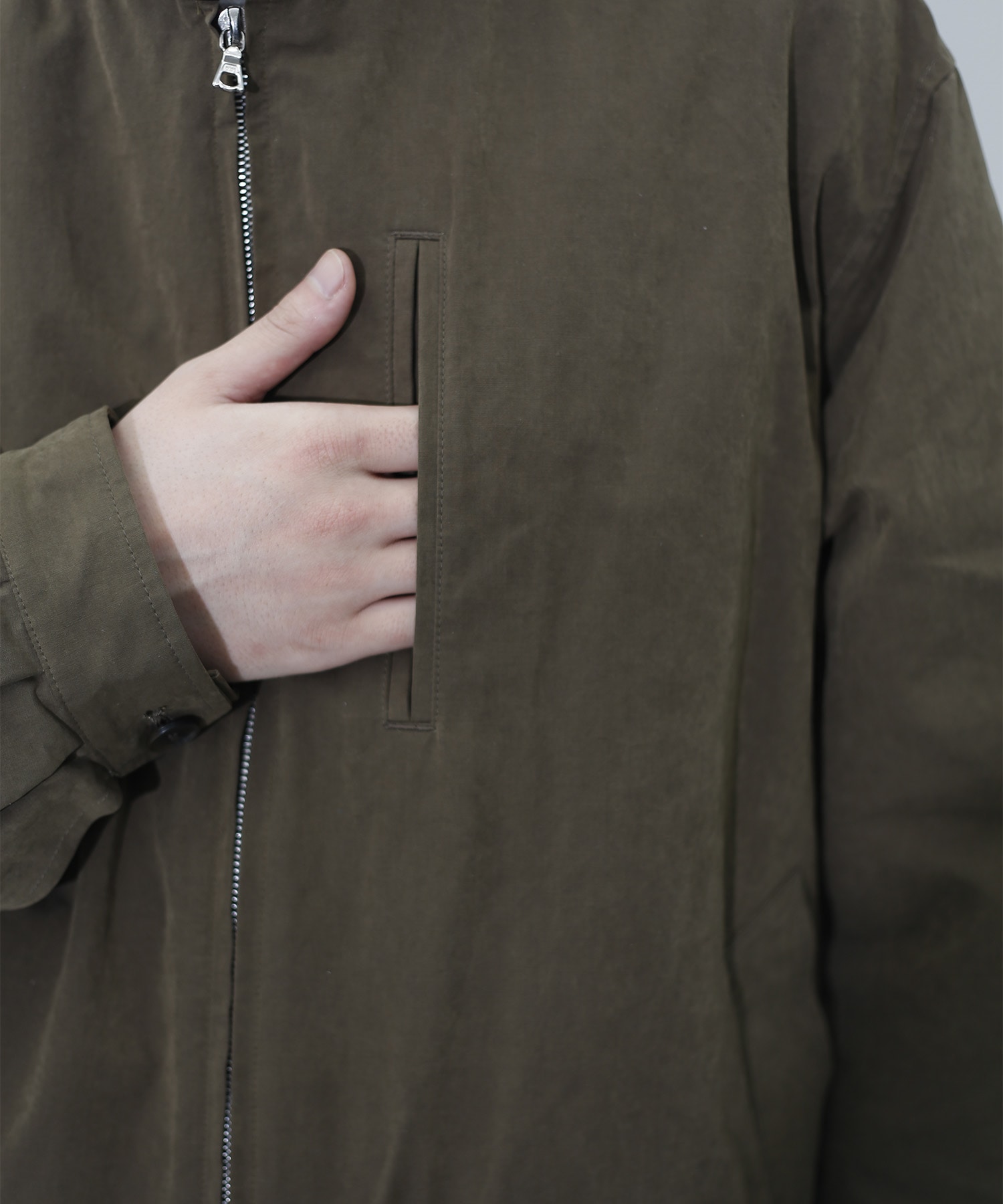 【シュタイン】ST.1576 DETATCHABLE COLLAR RESIN-FINISH COTTON JACKET ssstein