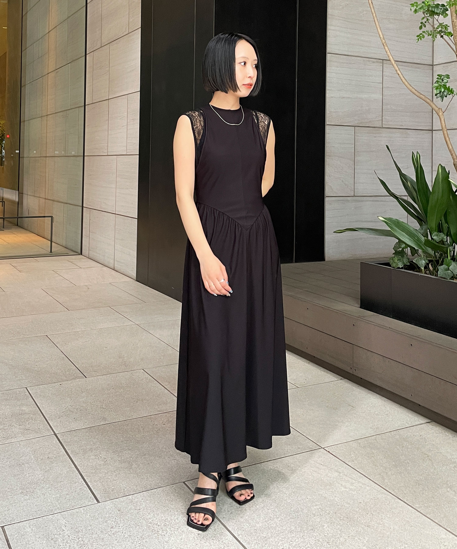 別注 LAYERED TANK DRESS FETICO