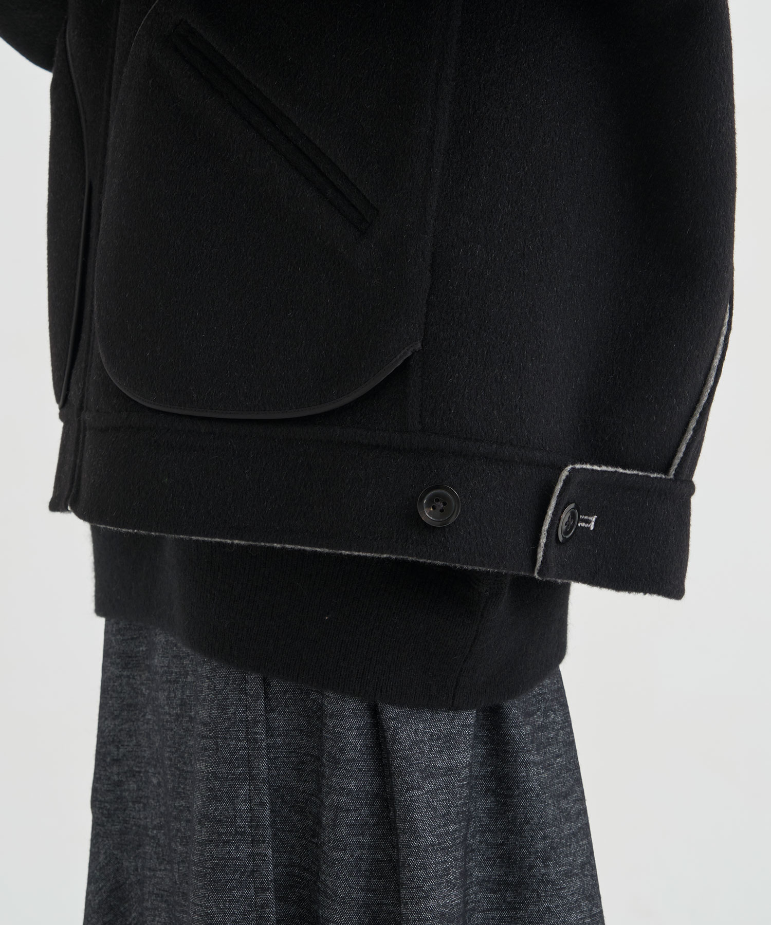 CASHMERE REVERSIBLE SHORT BLOUSON THE TOKYO