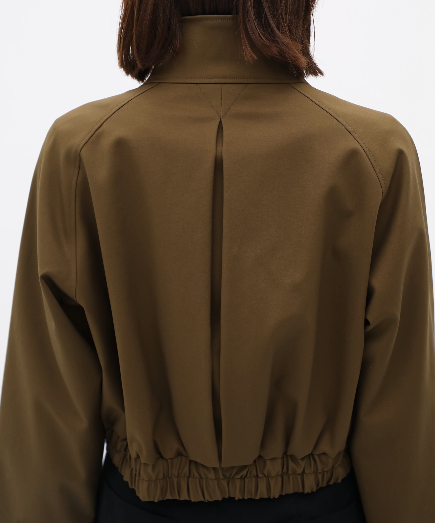 Double Cloth Stand Collar Blouson CITY TOKYO