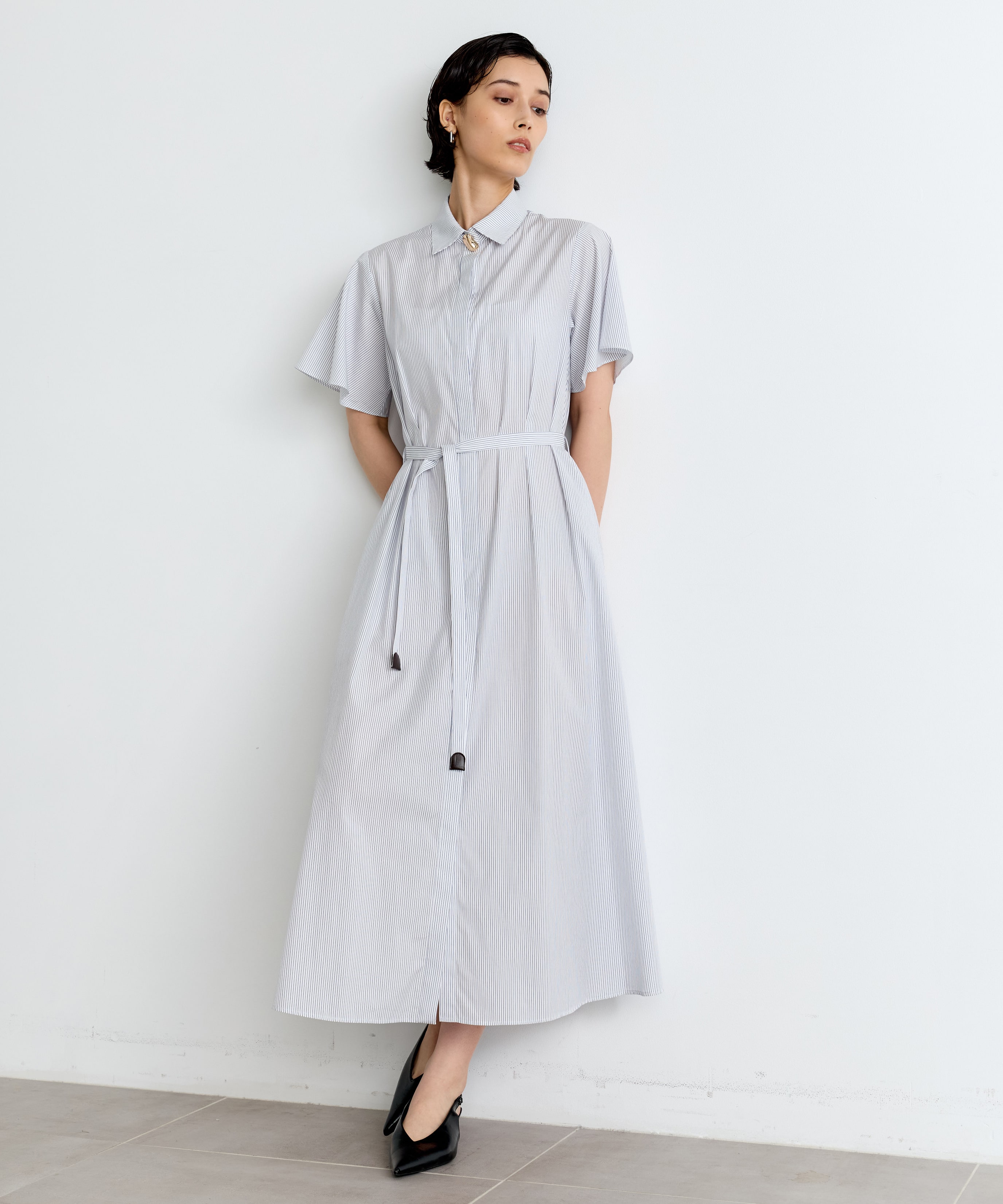 Drape Sleeve Dress THE TOKYO